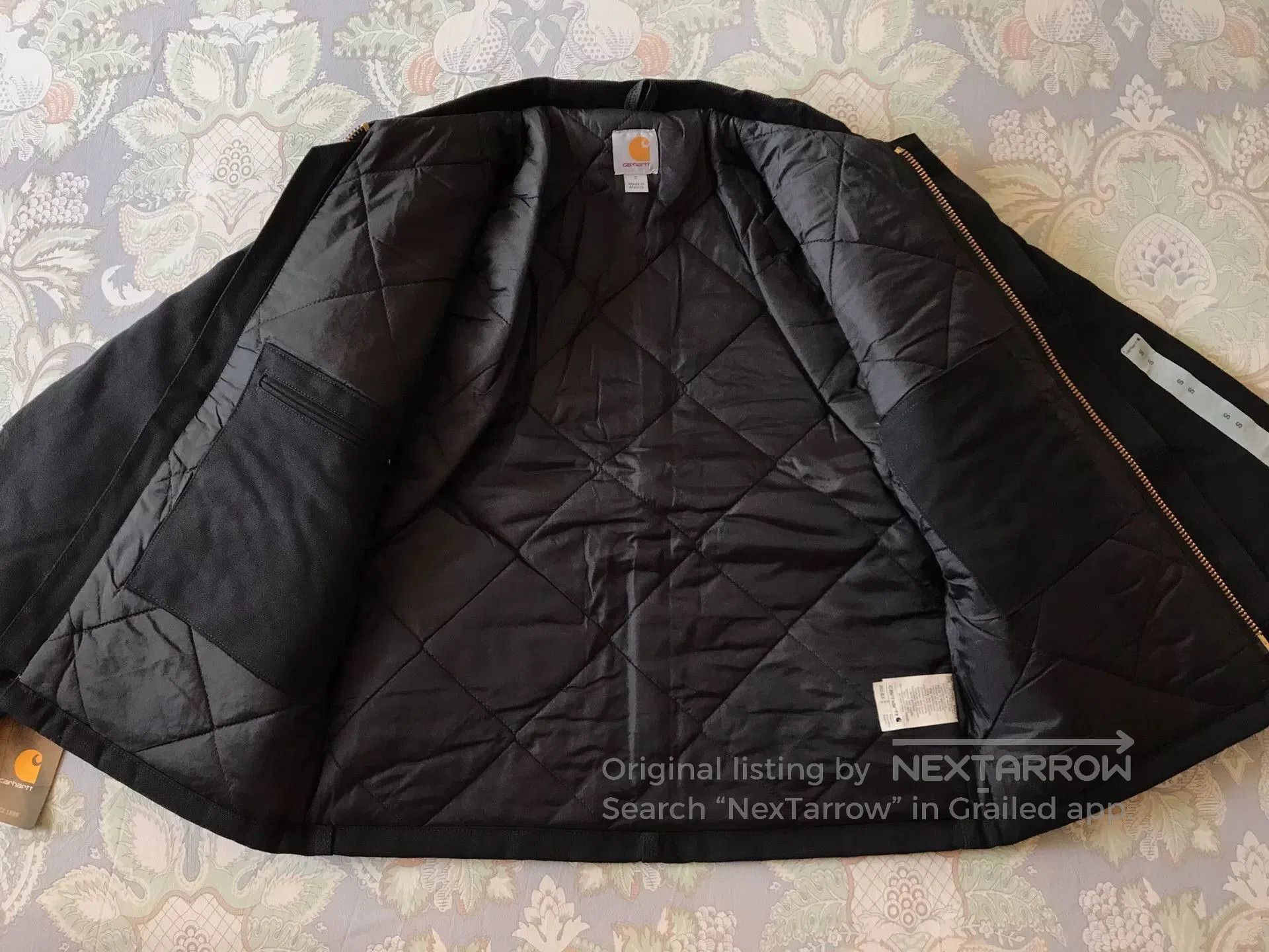 Carhartt Carhartt J002 BLK Canvas Work Jacket. Size US S / EU 44-46 / 1 - 3 Thumbnail