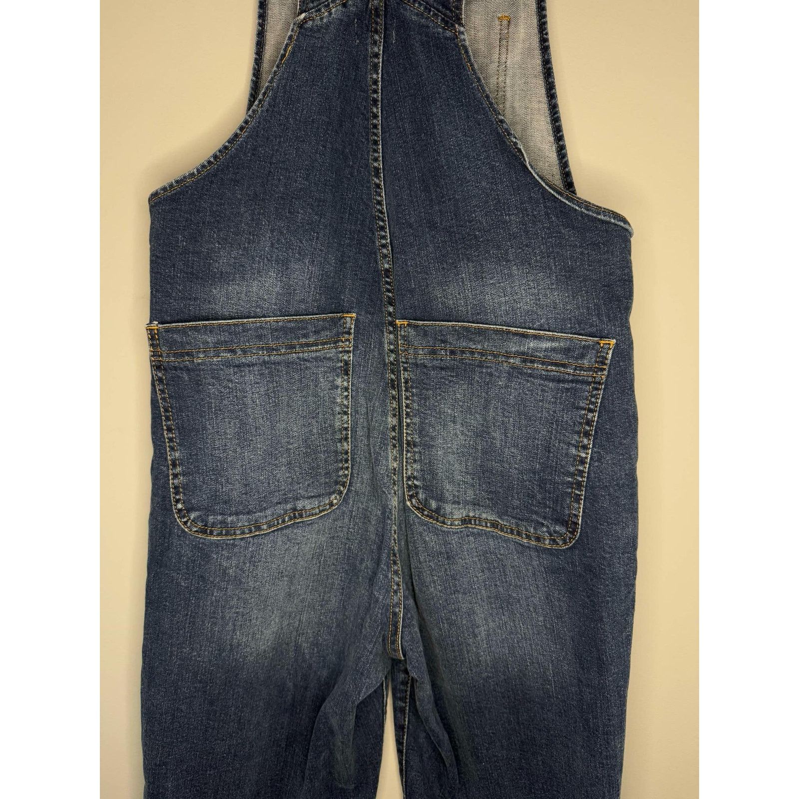 J.Crew J. Crew Factory Denim Overalls Jumpsuit Blue Women's XS Size 24" / US 00 / IT 34 - 10 Thumbnail