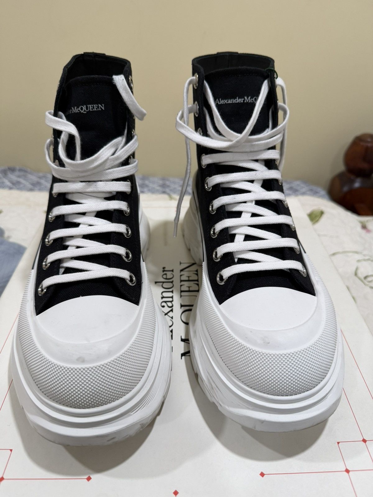 Alexander McQueen Black Alexander Mcqueen boots Size US 8 / EU 41 - 15 Thumbnail