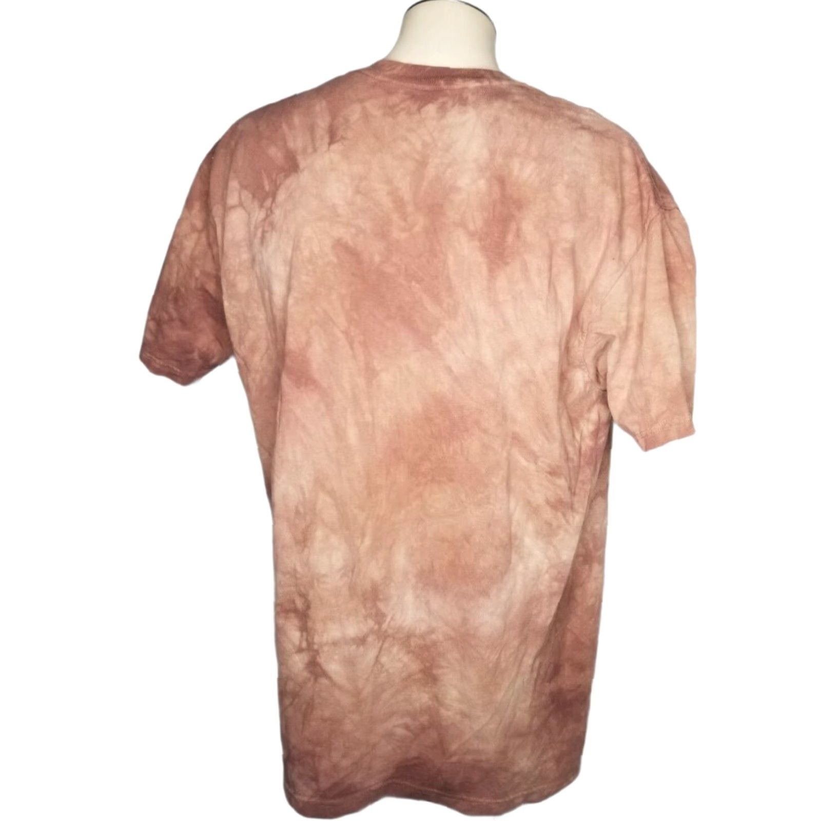The Mountain VINTAGE The Mountain T Shirt Bulldog Tie Dye Distressed 90s Mens XL Brown Crew Neck Short Sleeve Cotton Graphic Print logo United States Mens XL Size US XL / EU 56 / 4 - 5 Thumbnail