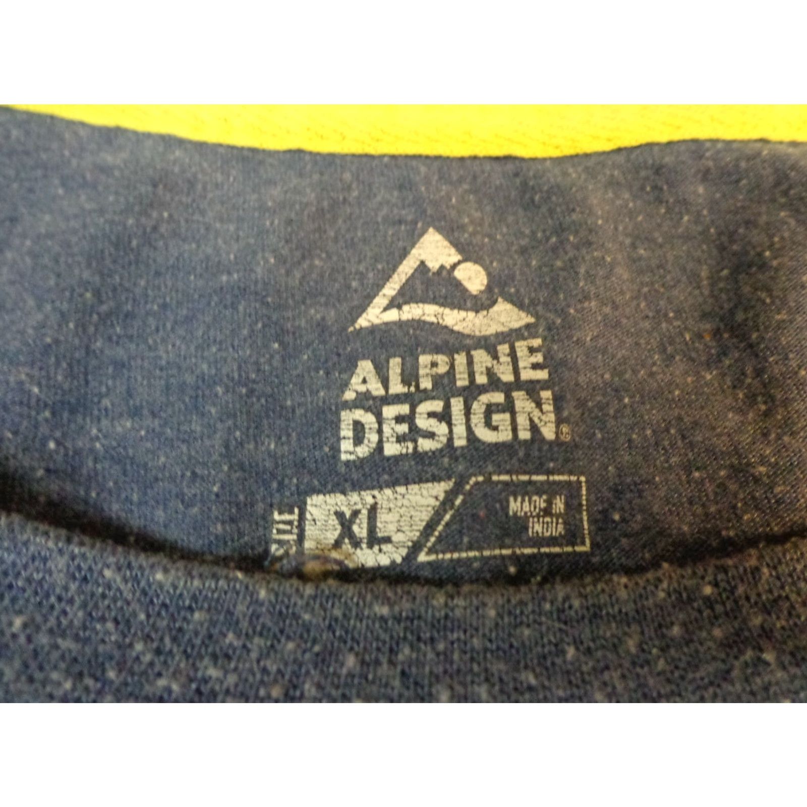 Vintage Alpine Design T-Shirt Men XL Blue Gray Hiking Travel Adventure Graphic A11 Size US XL / EU 56 / 4 - 3 Thumbnail