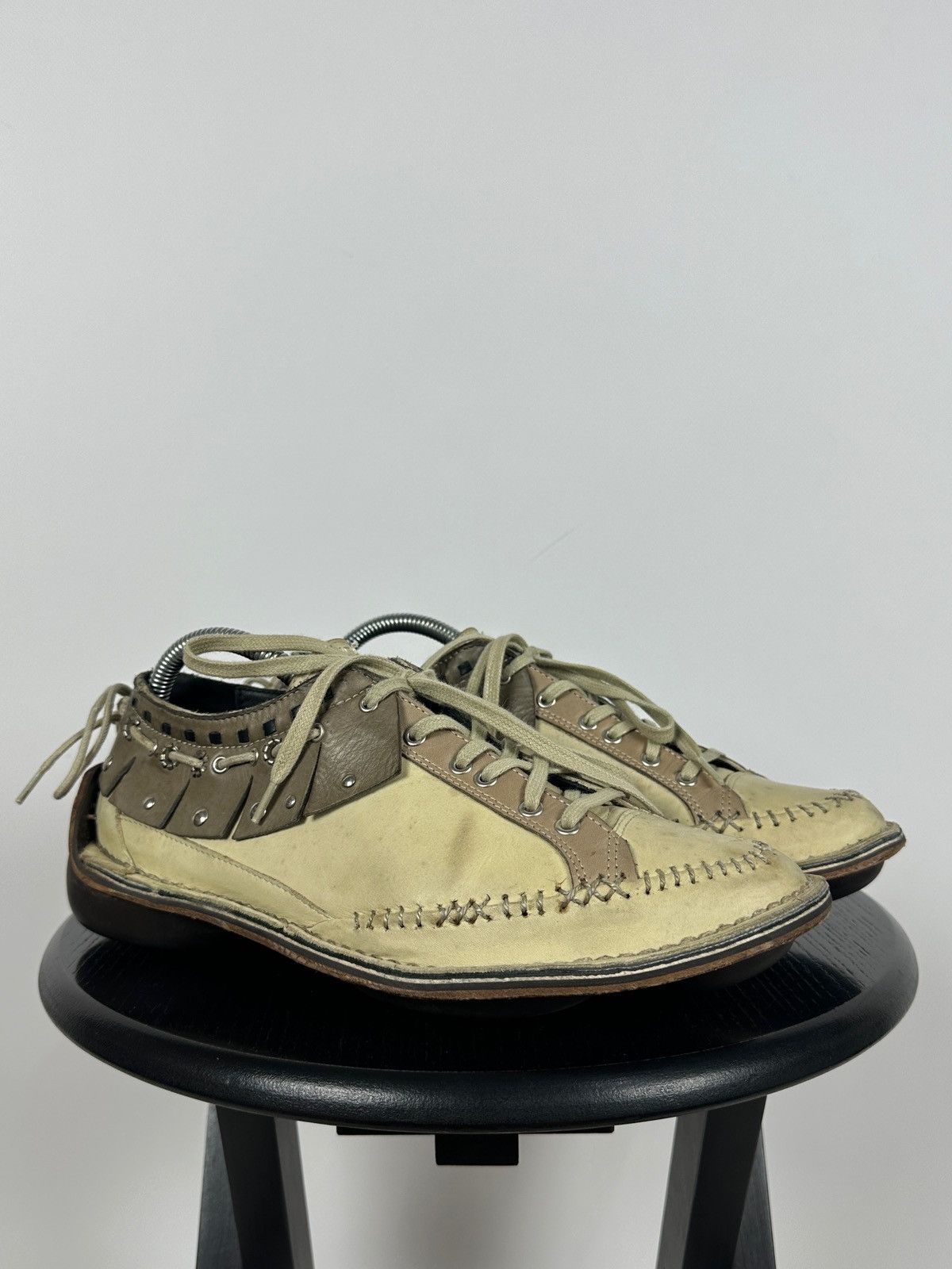 Marithe + Francois Girbaud Vintage Marithé + François Girbaud Leather Moccasin Shoes Size US 7 / EU 40 - 13 Thumbnail