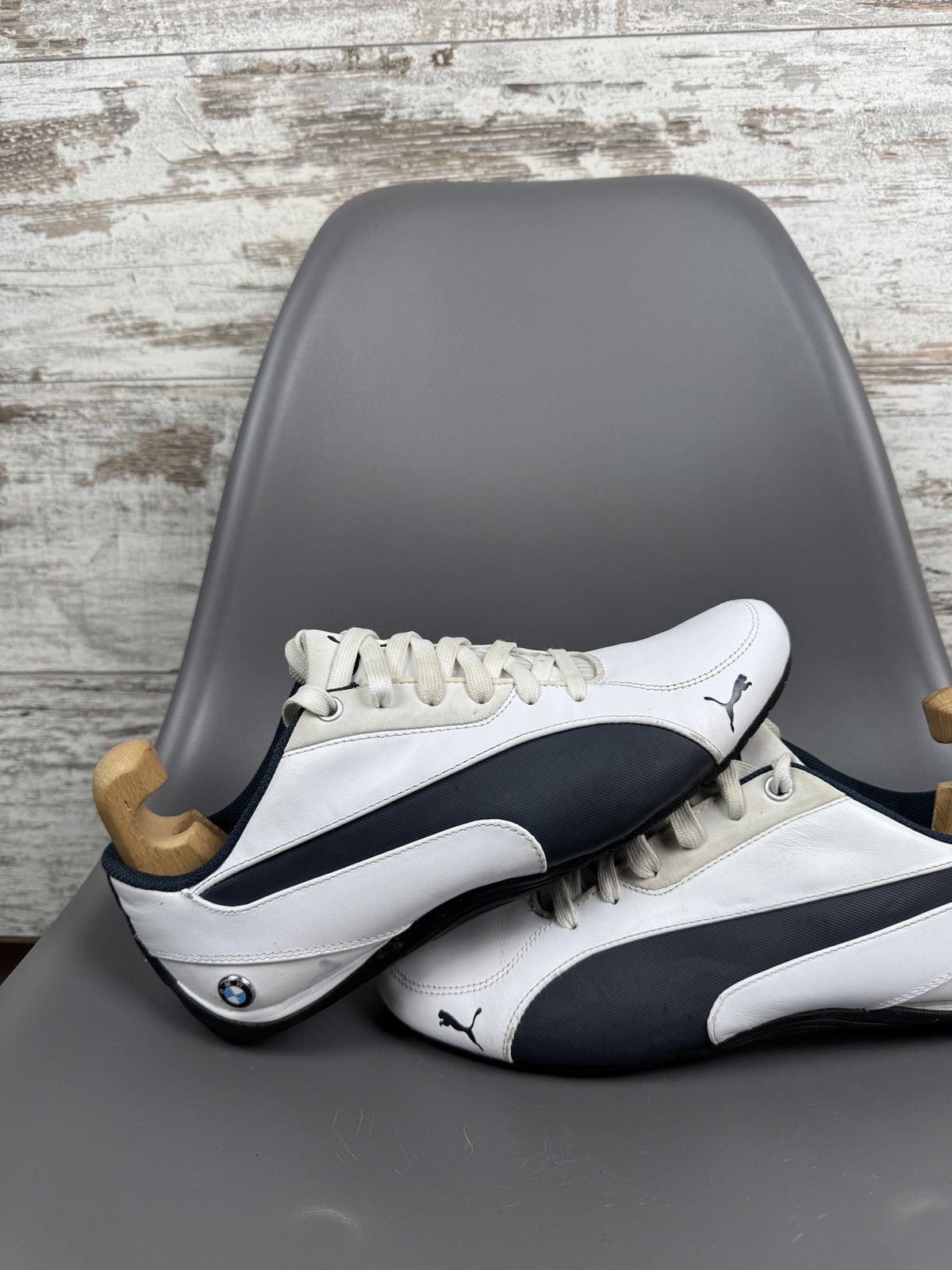 BMW × Puma Mens Vintage Puma BMW sneakers size 42,5 speedcat ms drift Size US 9.5 / EU 42-43 - 4 Thumbnail