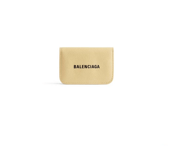 Balenciaga o1srvl11e1225 Size: OS / Cash Mini Wallet in Beige Size ONE SIZE - 1 Preview