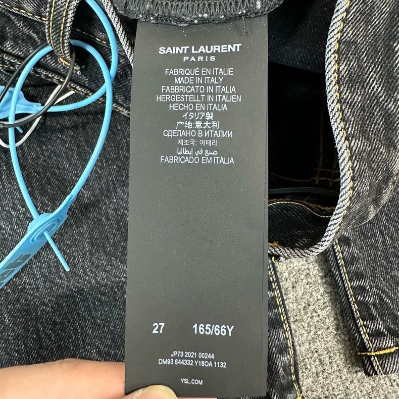 Saint Laurent Paris Saint Laurent Paris Dark mid-rise jeans Size US 27 - 8 Thumbnail