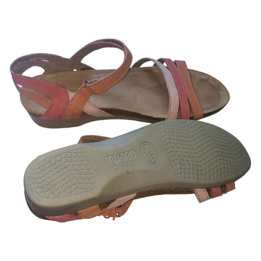 Other SH127 Munro Ladies Peach Sandals 10N Size US 10 / IT 40 - 9 Thumbnail