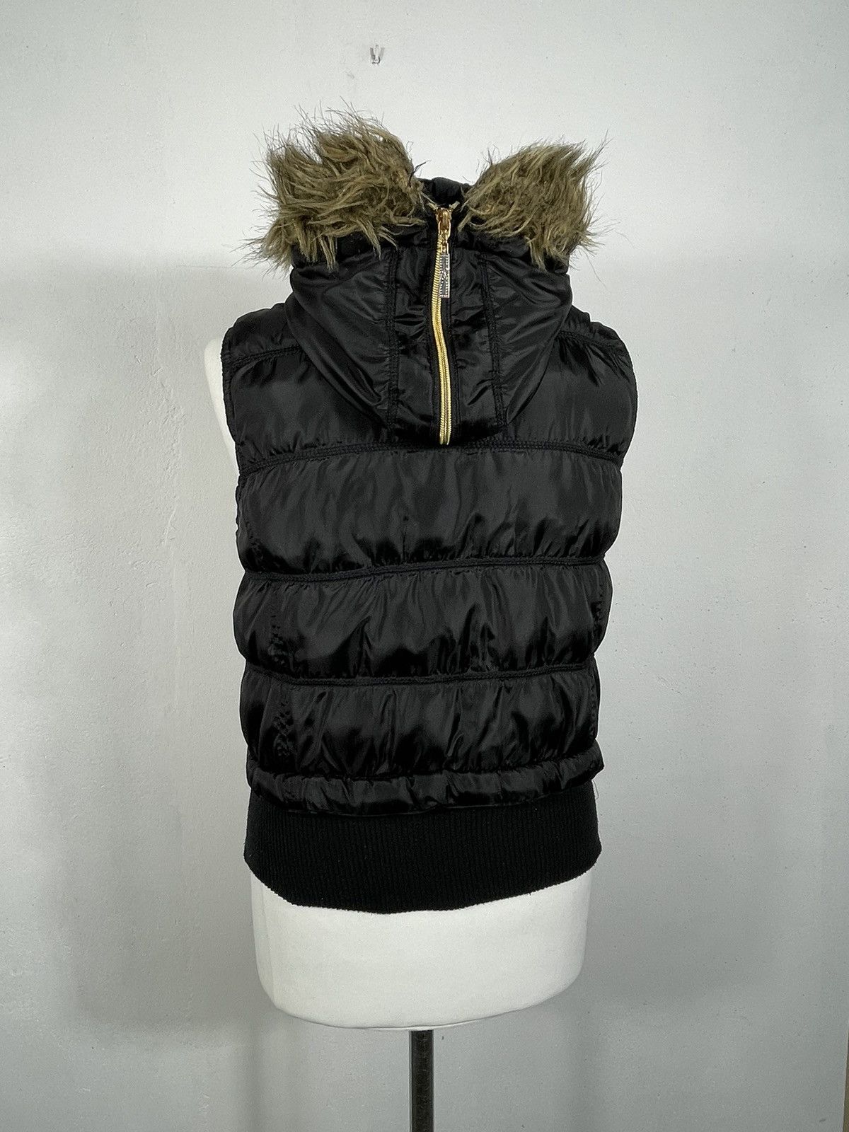 Southpole × Vintage South Pole Retro 00s Puffer Hoodie Vest Winter Affliction Size S / US 4 / IT 40 - 7 Thumbnail