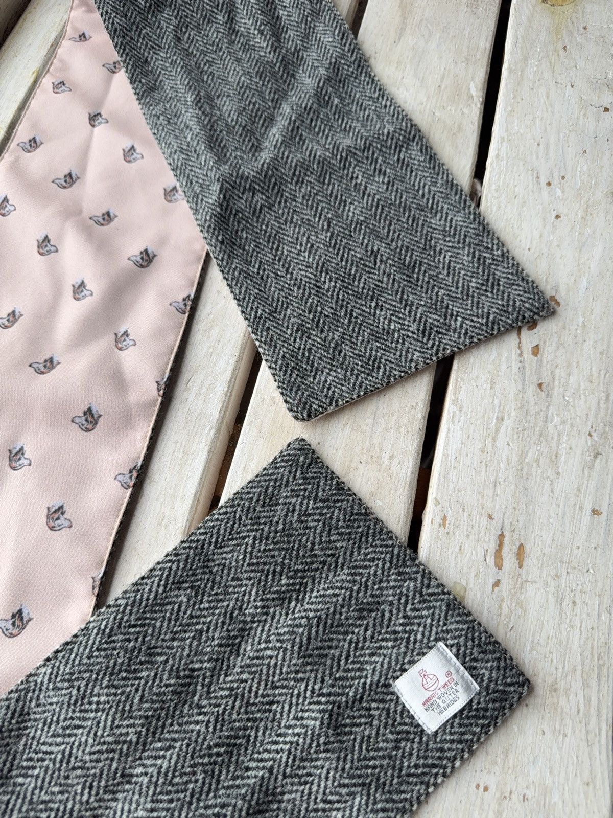 Harris Tweed LUXURY HARRIS TWEED HAND WOVEN IN THE OUTER HEBRIDES Scarf Size ONE SIZE - 3 Thumbnail