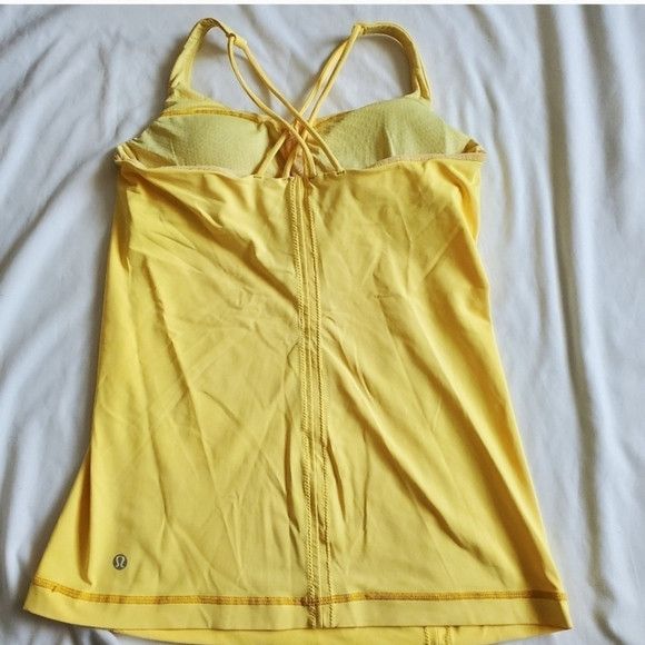 Lululemon Lululemon Free To Be yellow built in bra Size M / US 6-8 / IT 42-44 - 4 Thumbnail