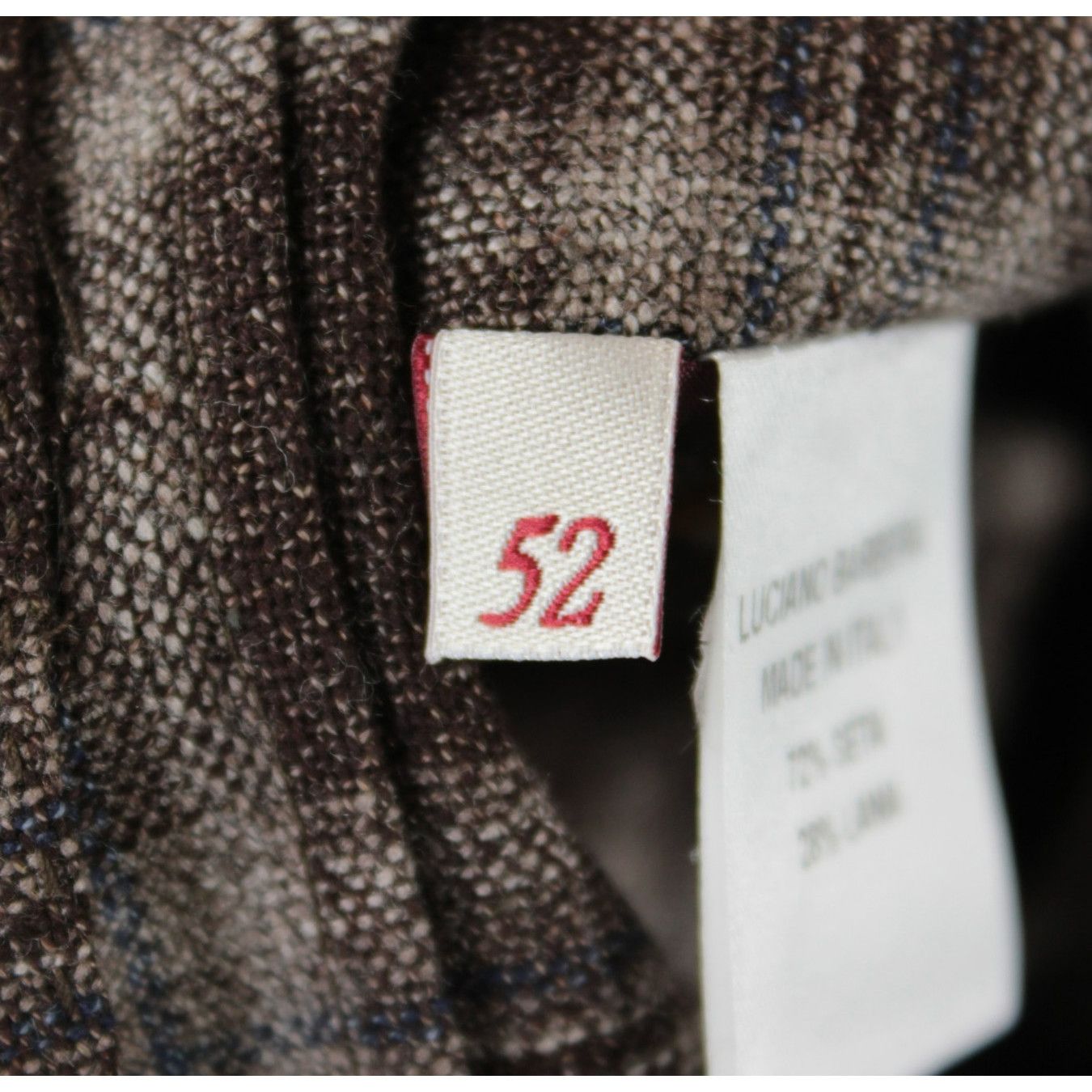 Luciano Barbera Luciano Barbera Sport Coat Size 42 US in Brown Size 42R - 8 Thumbnail