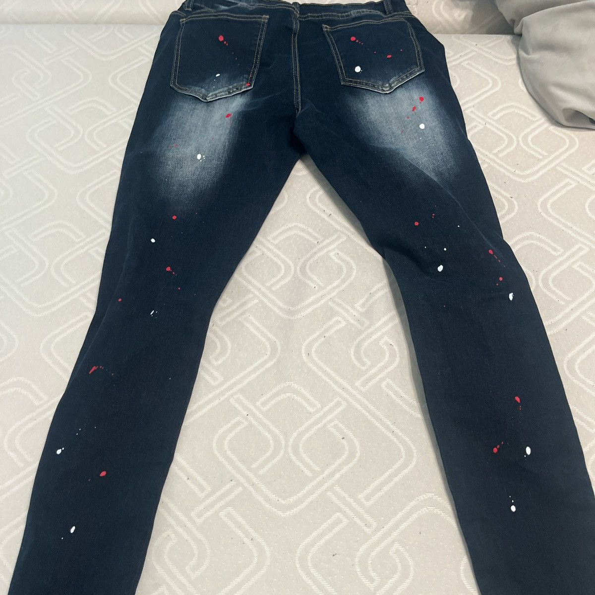 Other × Vintage Embroidered skinny jeans with prints Size US 30 / EU 46 - 8 Thumbnail