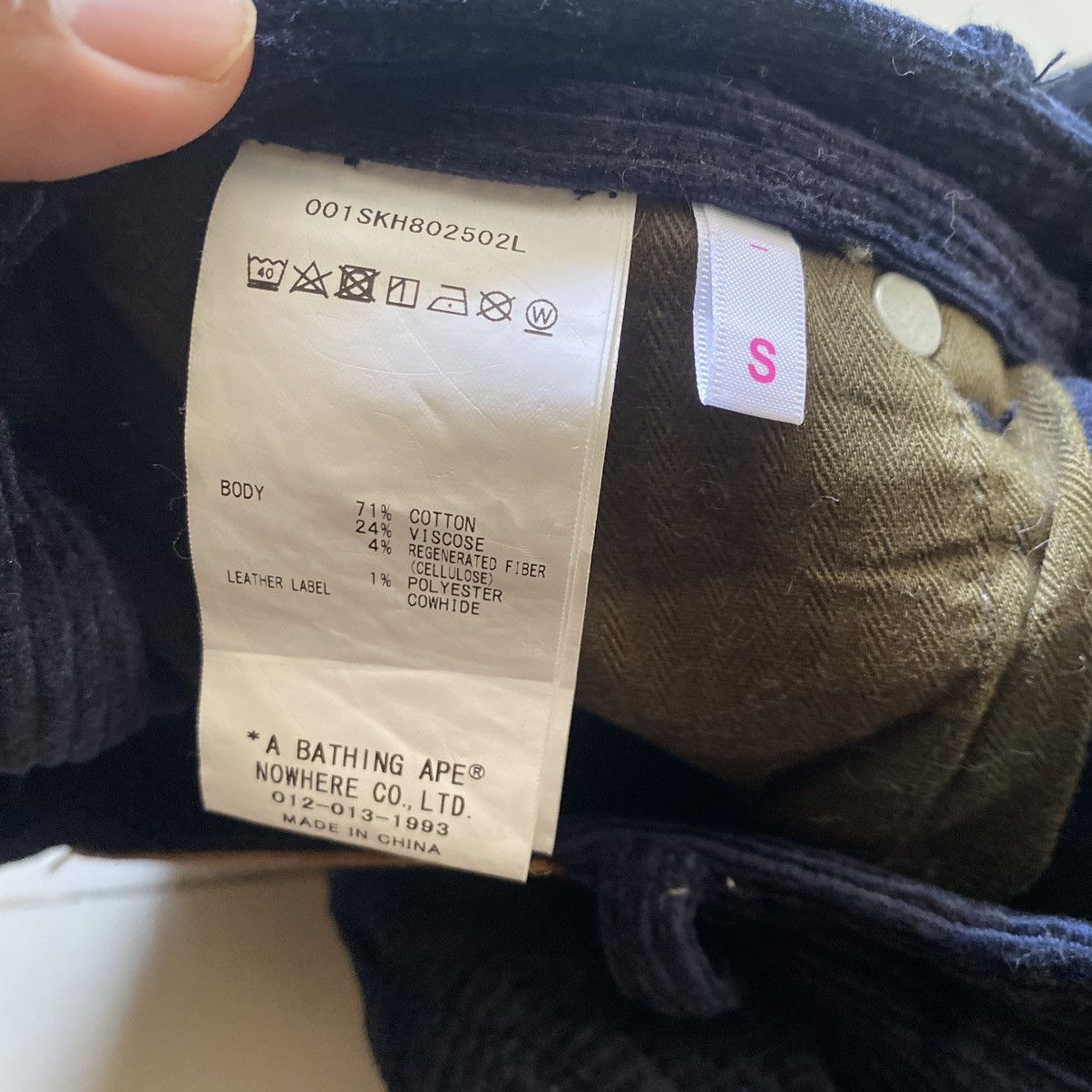 Bape Solid Camo Corduroy Skirt Size 26" / US 2 / IT 38 - 8 Thumbnail