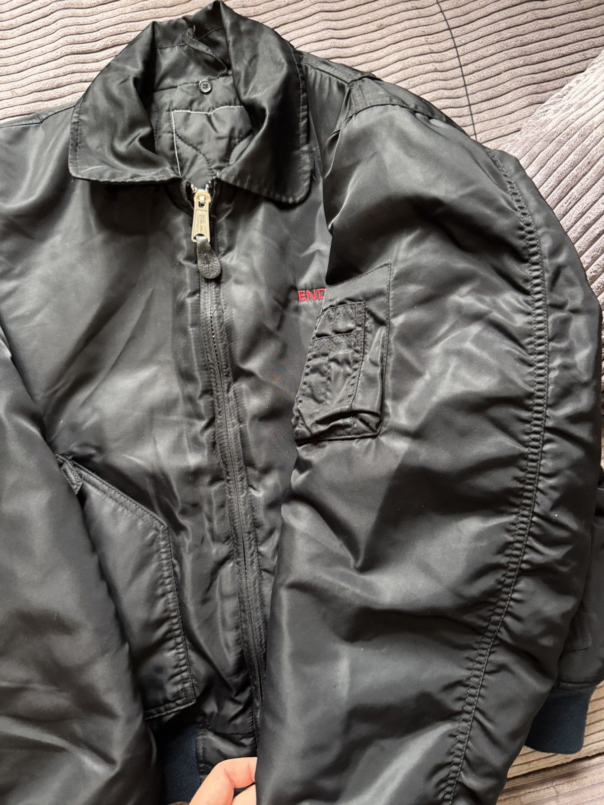 Vintage Vintage 90s End Of Days Horror Movie Promo Bomber Jacket L Size US L / EU 52-54 / 3 - 14 Thumbnail