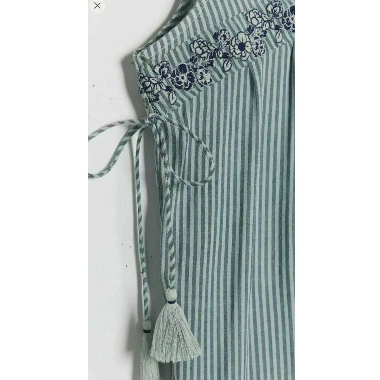 Anthropologie New Anthropologie Aida Floral Embroidered Mini Dress $148 S Size S / US 4 / IT 40 - 3 Thumbnail