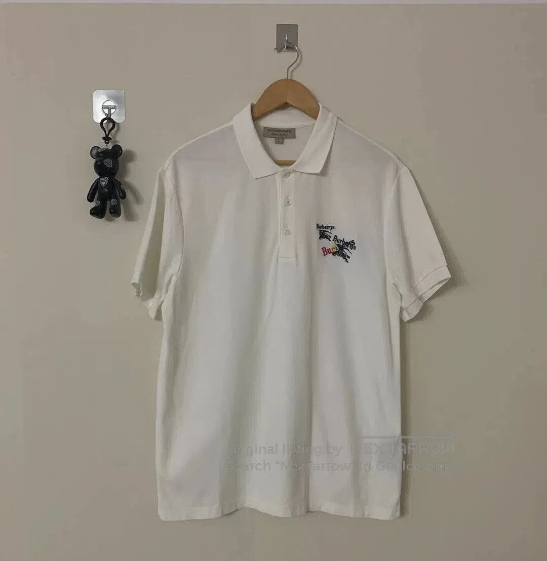 Burberry Burberrys Embroidered Polo Shirt Size L. Size US L / EU 52-54 / 3 - 1 Thumbnail