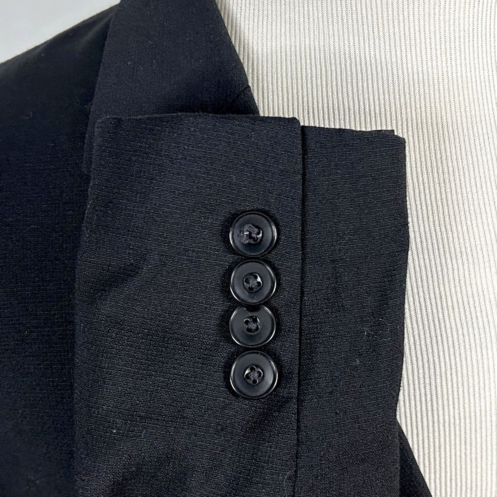 Jos. A. Bank Jos A Bank Sport Coat 50R Black Tailored Fit brrr Comfort Two Button Double Vent Size US XS / EU 42 / 0 - 5 Thumbnail