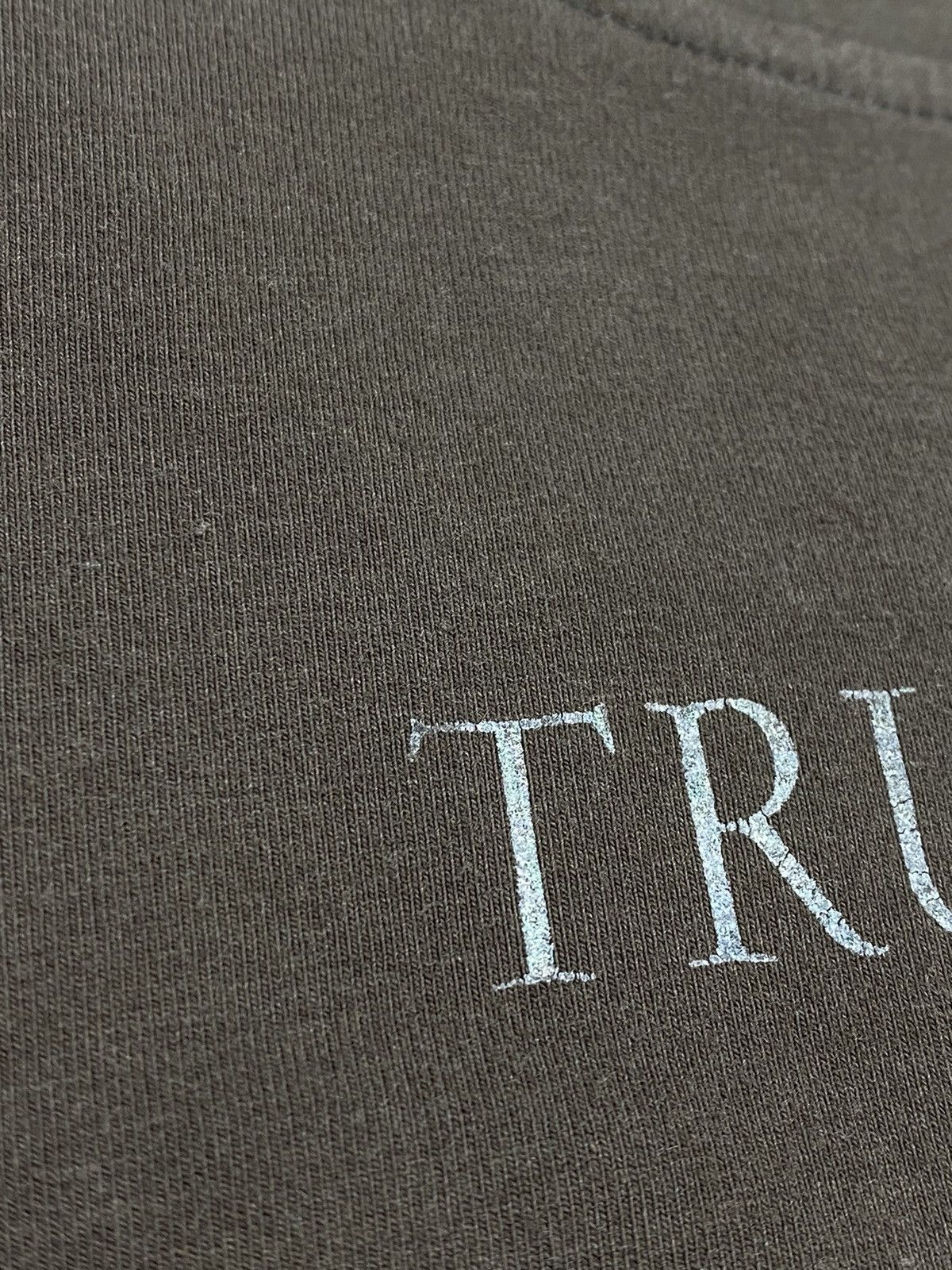 Trussardi 🔥LASTDROP🔥Vintage Bronze Rainbow Logo Rusted Brown Elastic Size XL / US 12-14 / IT 48-50 - 9 Thumbnail