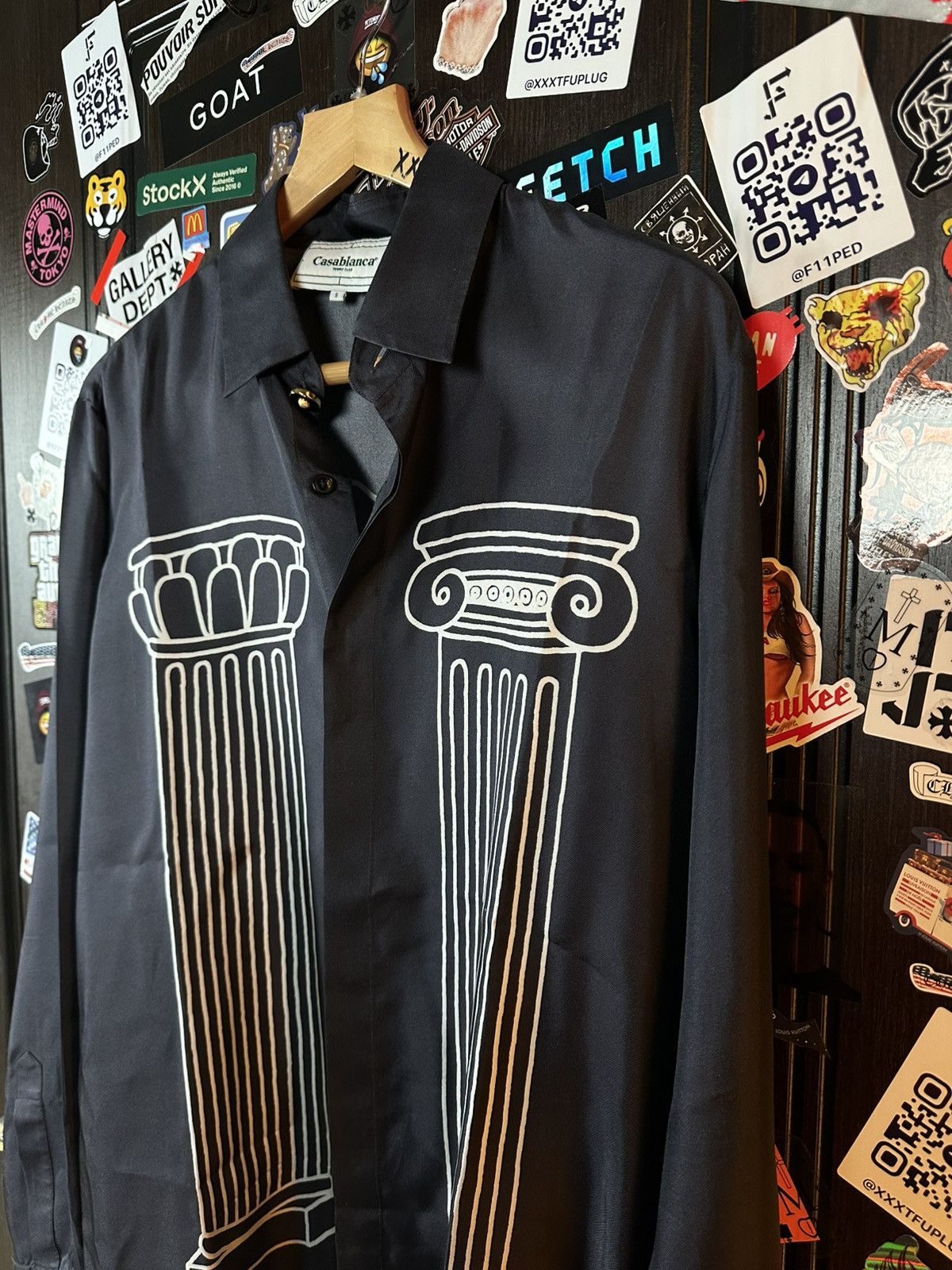 Casablanca Casablanca “Sid” Tower Silk Shirt Size US M / EU 48-50 / 2 - 5 Thumbnail