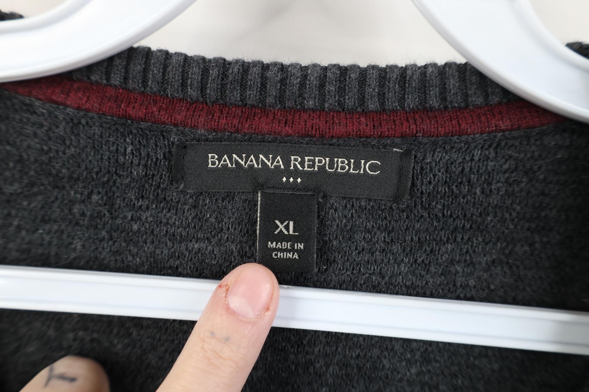 Banana Republic Vintage Y2K Banana Republic Thermal Ribbed Knit Sweater Size US XL / EU 56 / 4 - 4 Thumbnail