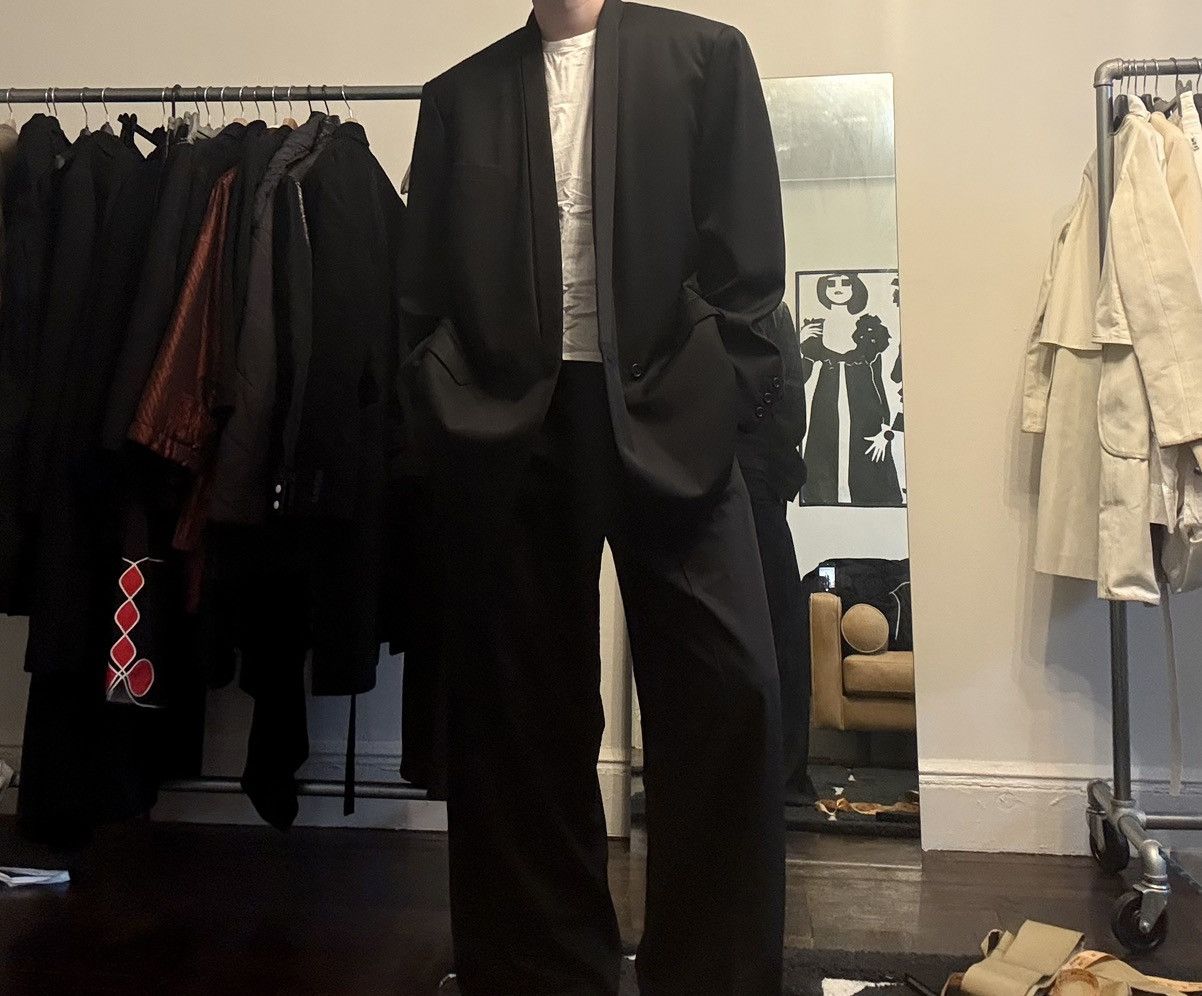 Issey Miyake Oversized Issey Miyake Folded Lapel Blazer Size 54L - 6 Thumbnail