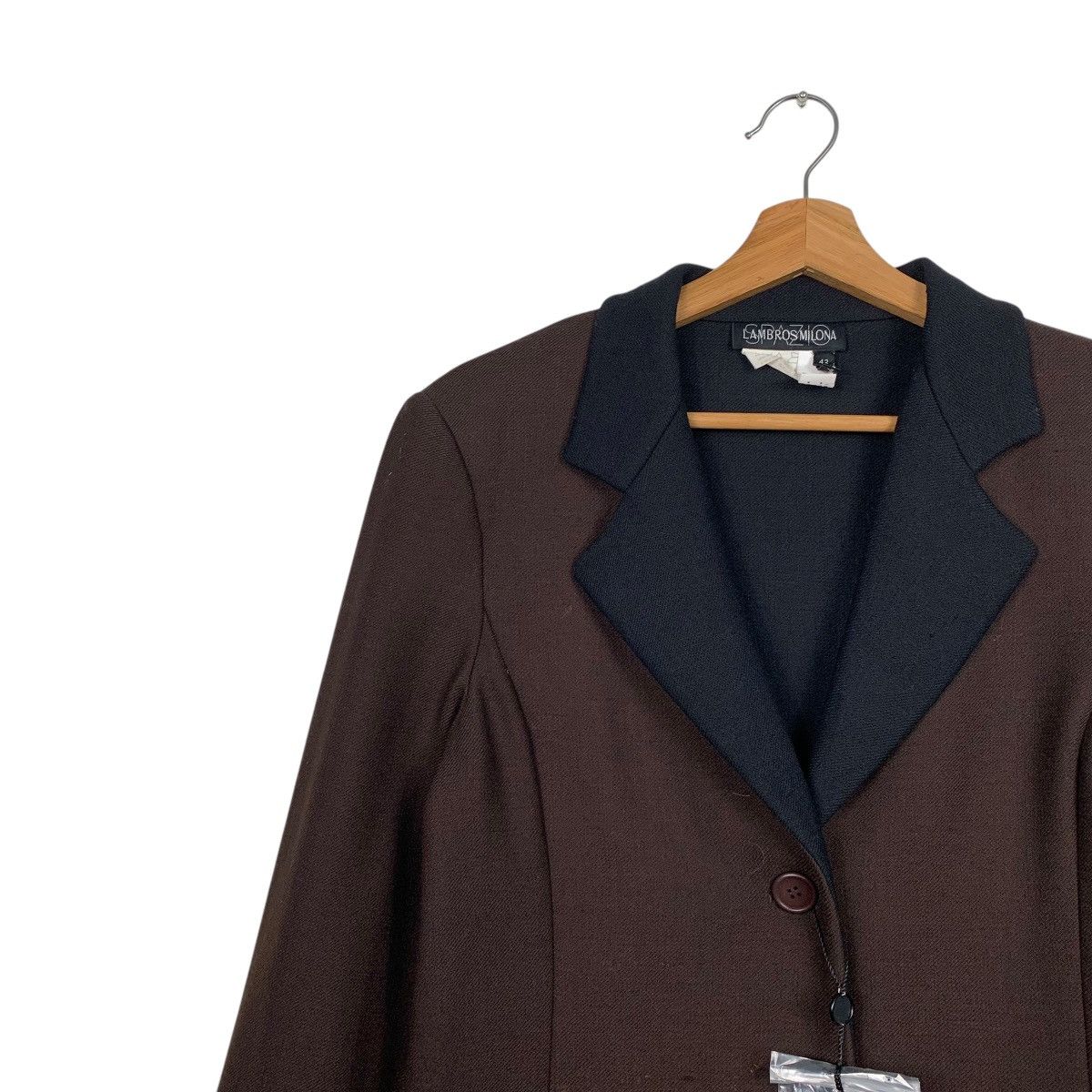 Japanese Brand Lambros Milona Coat Made In Italy Size M / US 6-8 / IT 42-44 - 7 Thumbnail