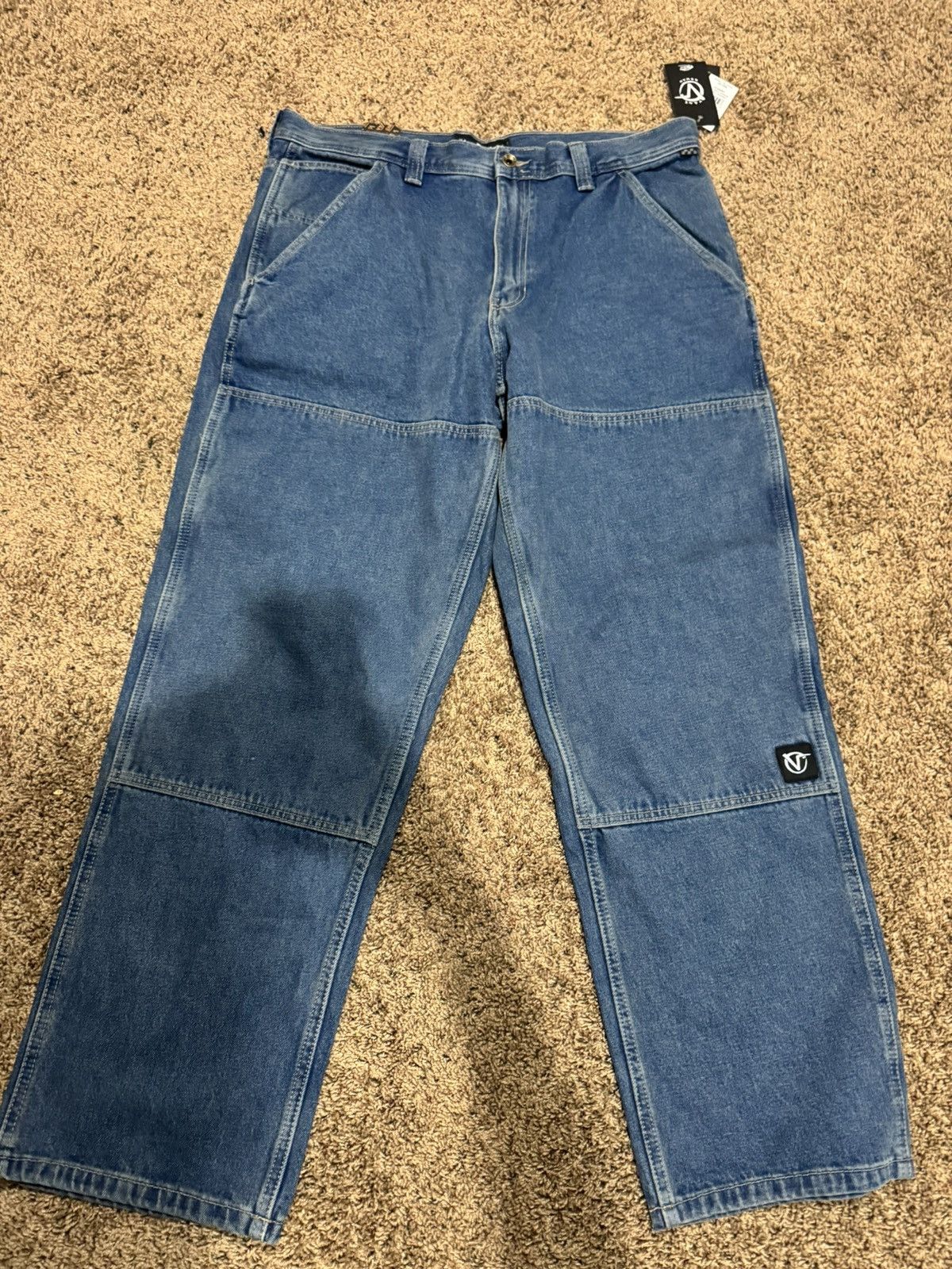 Vans Double Knee Vans Baggy Jeans Size US 38 / EU 54 - 1 Thumbnail