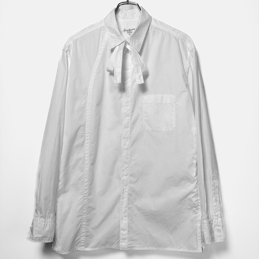 POUR HOMME 16ss RIBBON SHIRT HO-B30-013