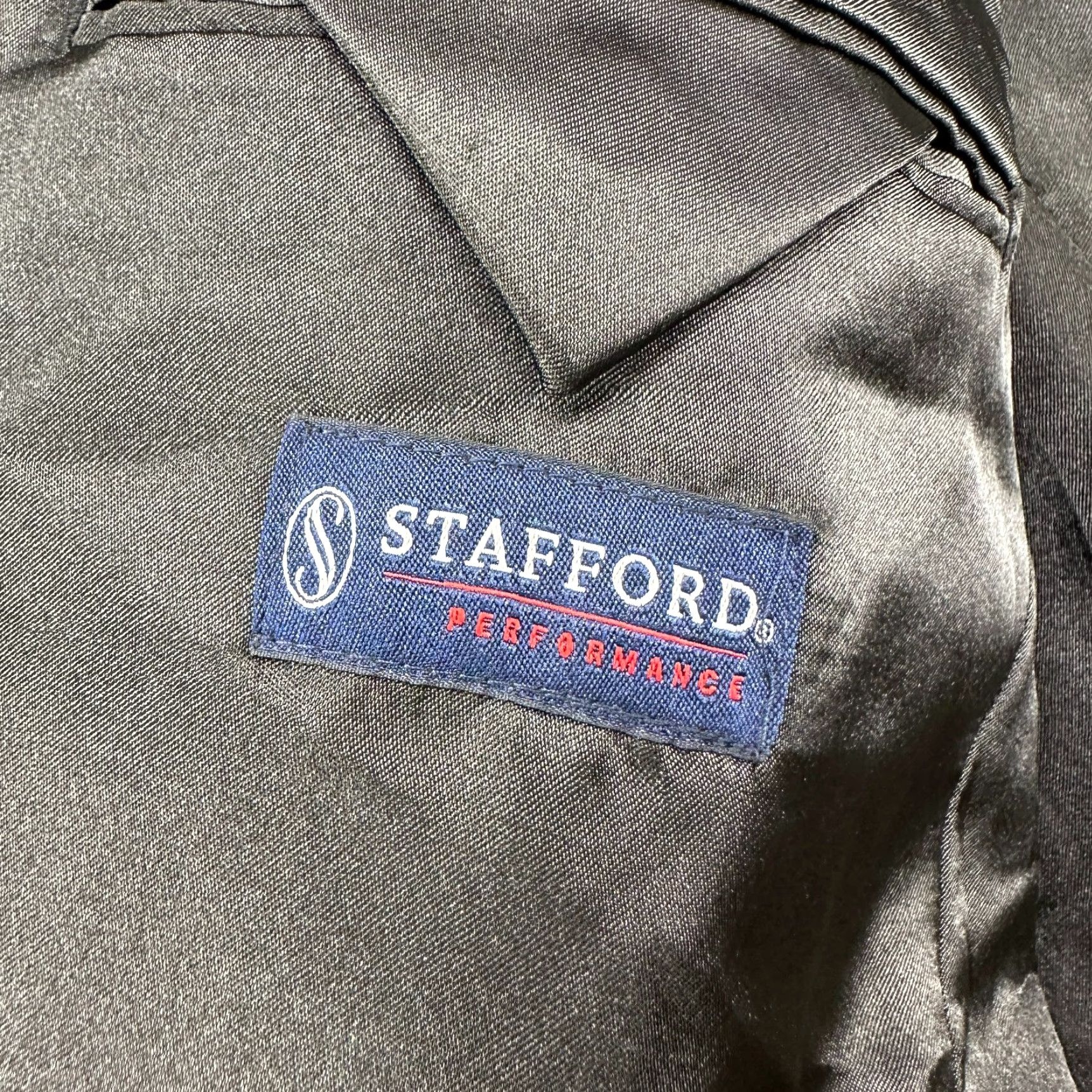 Stafford VINTAGE Stafford Coat Mens 46L Black Overcoat Long Wool Classic Fit Wool 90s Size US S / EU 44-46 / 1 - 7 Thumbnail