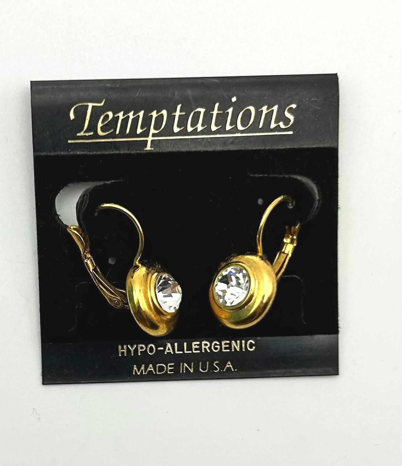Designer Vintage Gold Dangle Earrings – Unisex Streetwear Accessory Size ONE SIZE - 2 Thumbnail