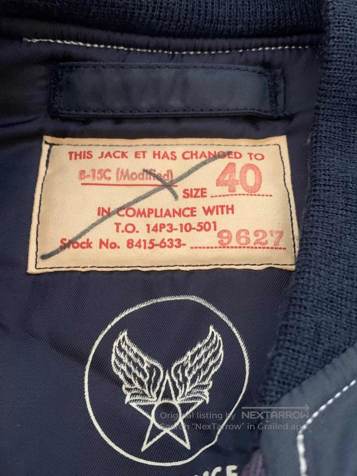 The Real McCoy's real mccoy ma1 bomber jacket. Size US L / EU 52-54 / 3 - 5 Thumbnail