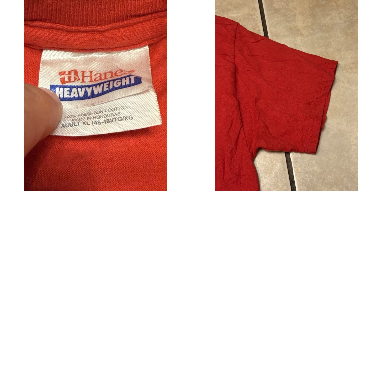Hanes VINTAGE Wal-Mart Hanes T-Shirt Red XL Crew Neck Short Sleeve Graphic Print Smiley Face Y2K Work 2000s Men Mens Size US XL / EU 56 / 4 - 8 Thumbnail