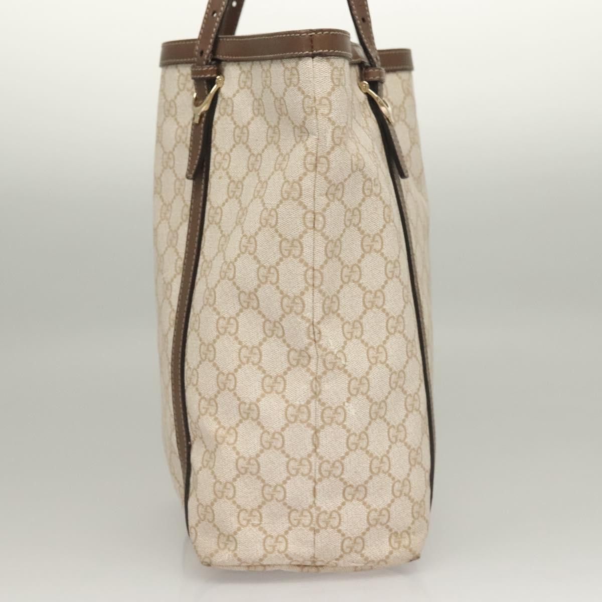 Gucci GUCCI GG Supreme Tote Bag Pvc White Gold Size ONE SIZE - 5 Thumbnail