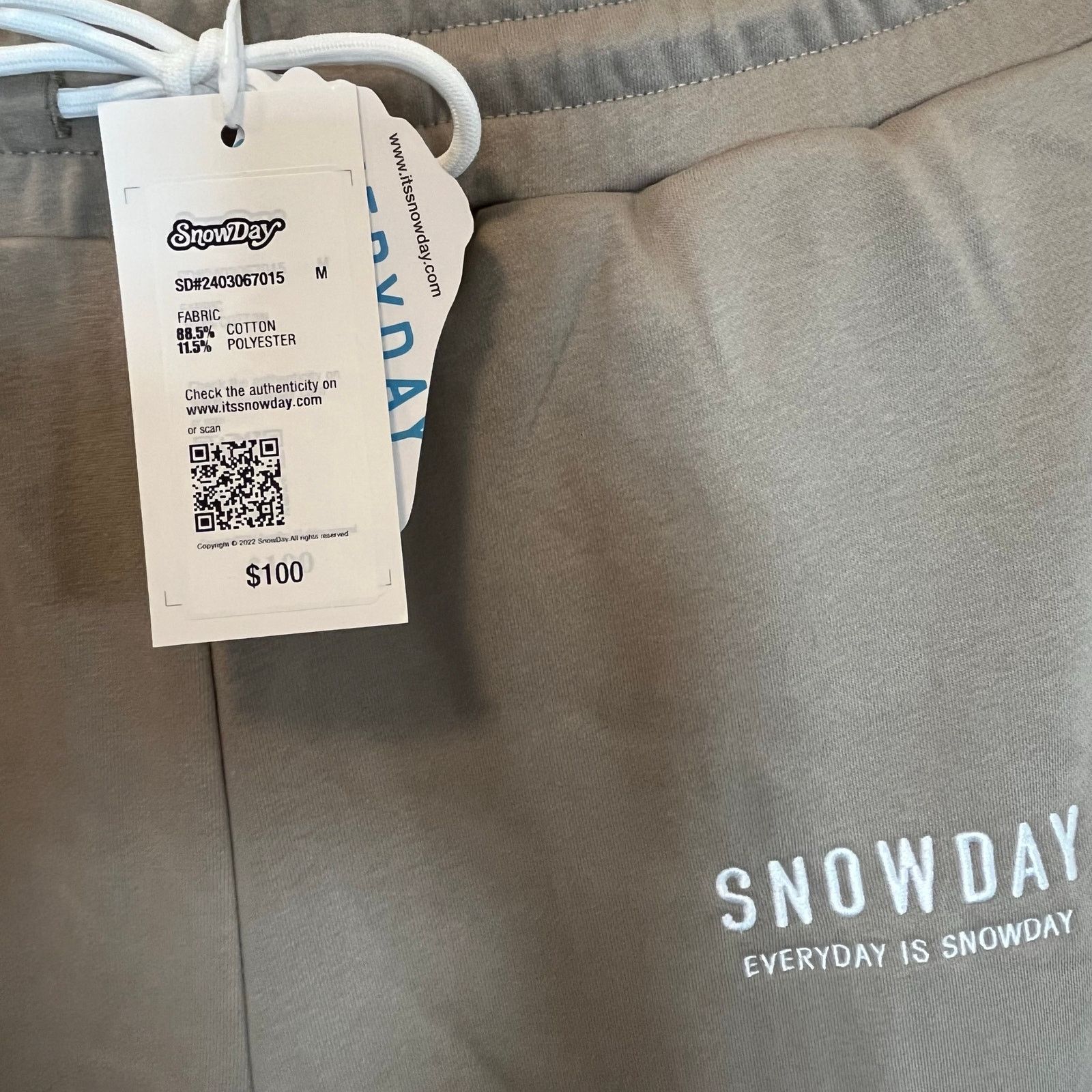 Snowday •NWT• Snowday Worldwide Tan Sweatpants • Mens Medium Size US 32 / EU 48 - 3 Thumbnail