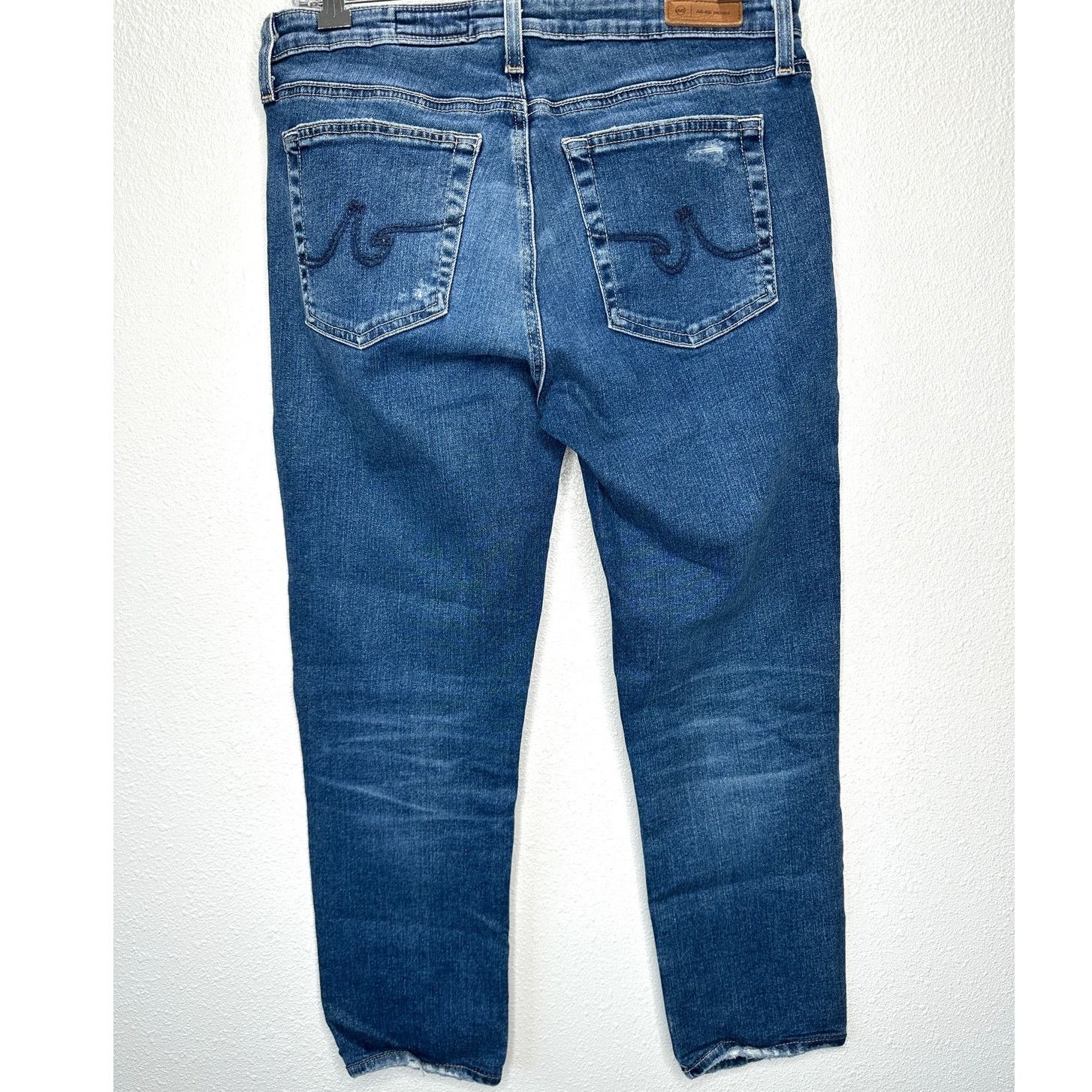 AG Adriano Goldschmied AG-ED Adriano Light Wash Prima Crop Cigarette Leg Jean 30 Size 30" / US 8 / IT 44 - 7 Thumbnail