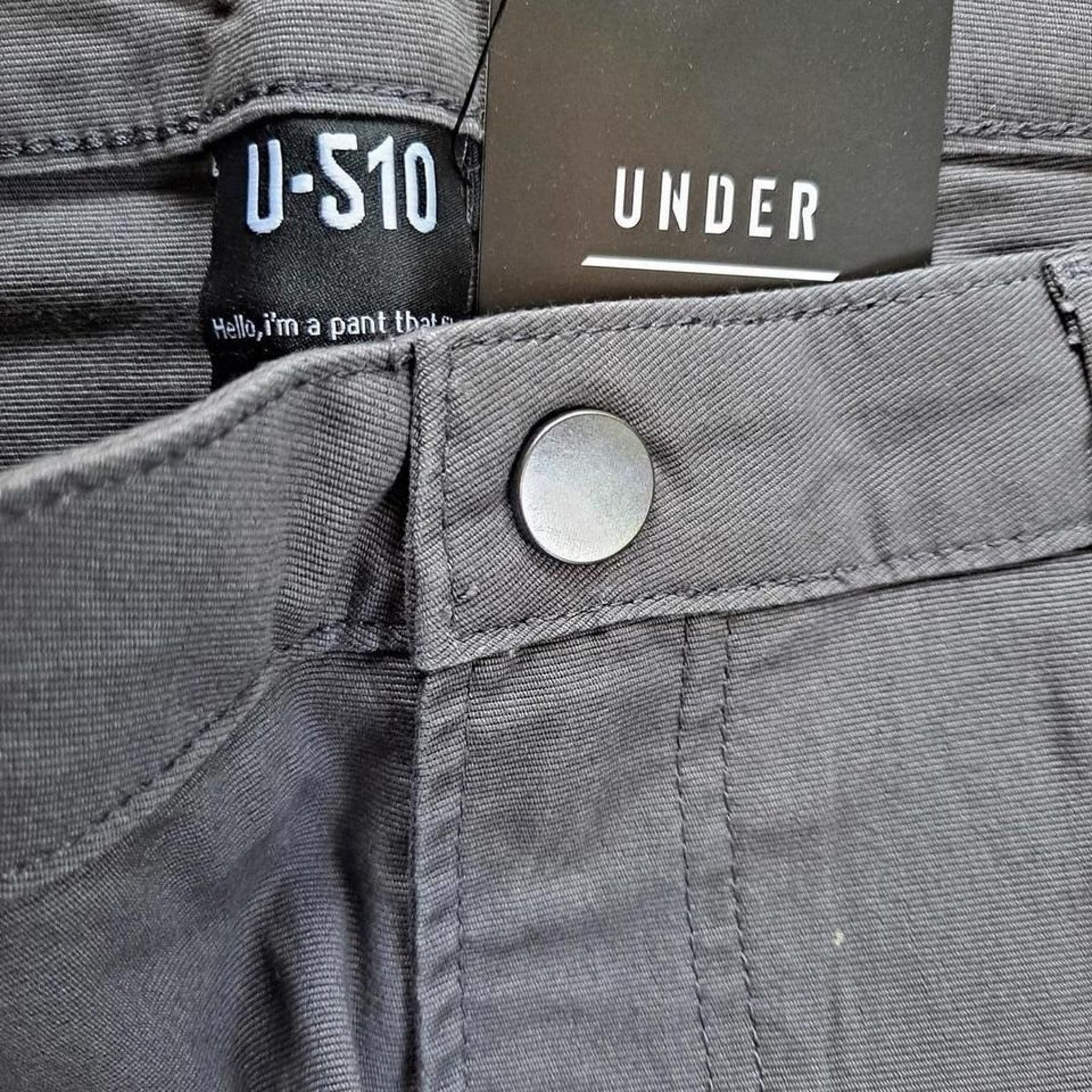 Other Under U-510 Men's Pants, Gray Trousers Size 32x26 Size US 32 / EU 48 - 3 Thumbnail