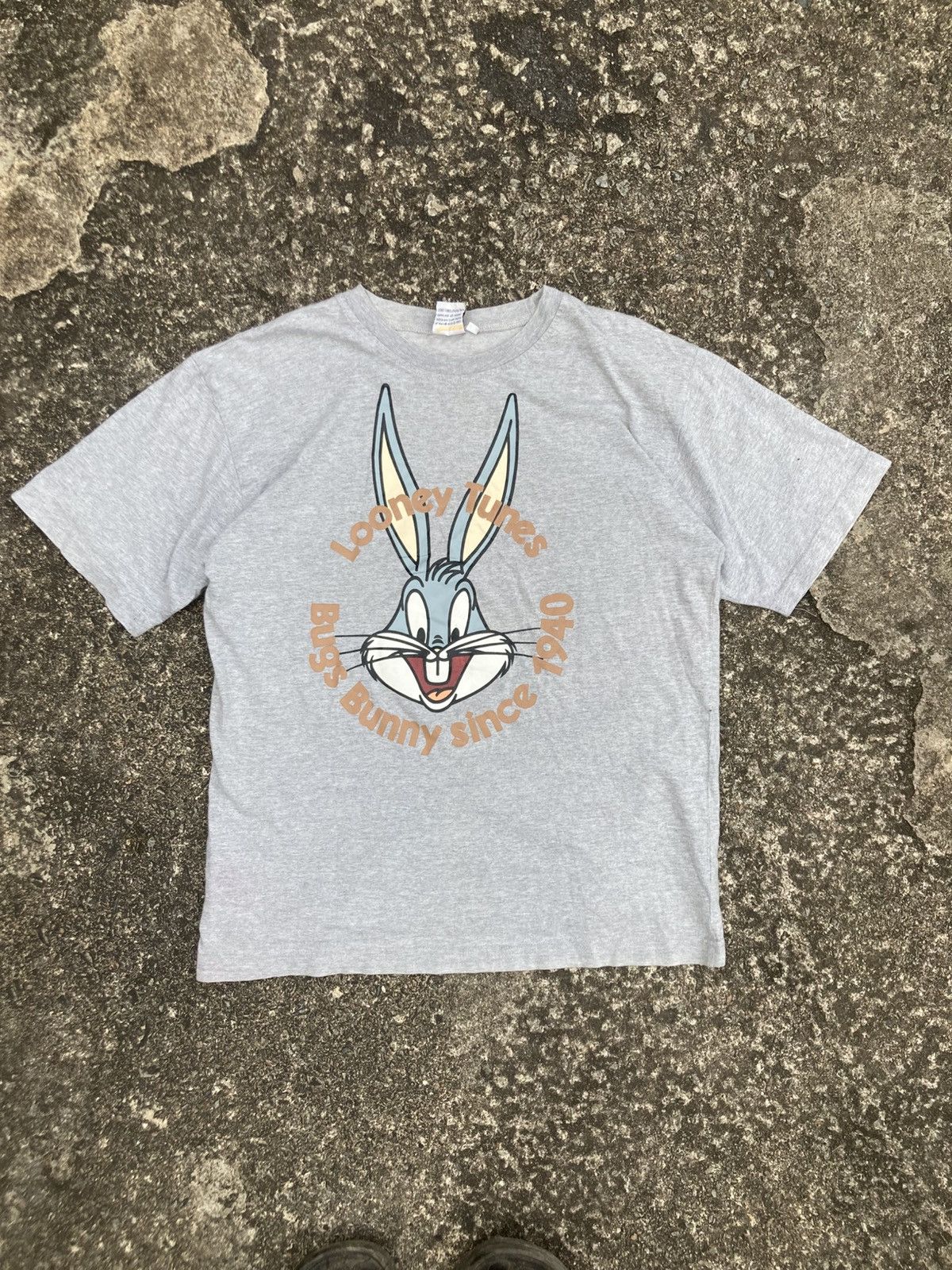 Warner Bros 1997 Looney Tunes Bugs Bunny Double Sided Warner Bros Tee Size US M / EU 48-50 / 2 - 3 Thumbnail