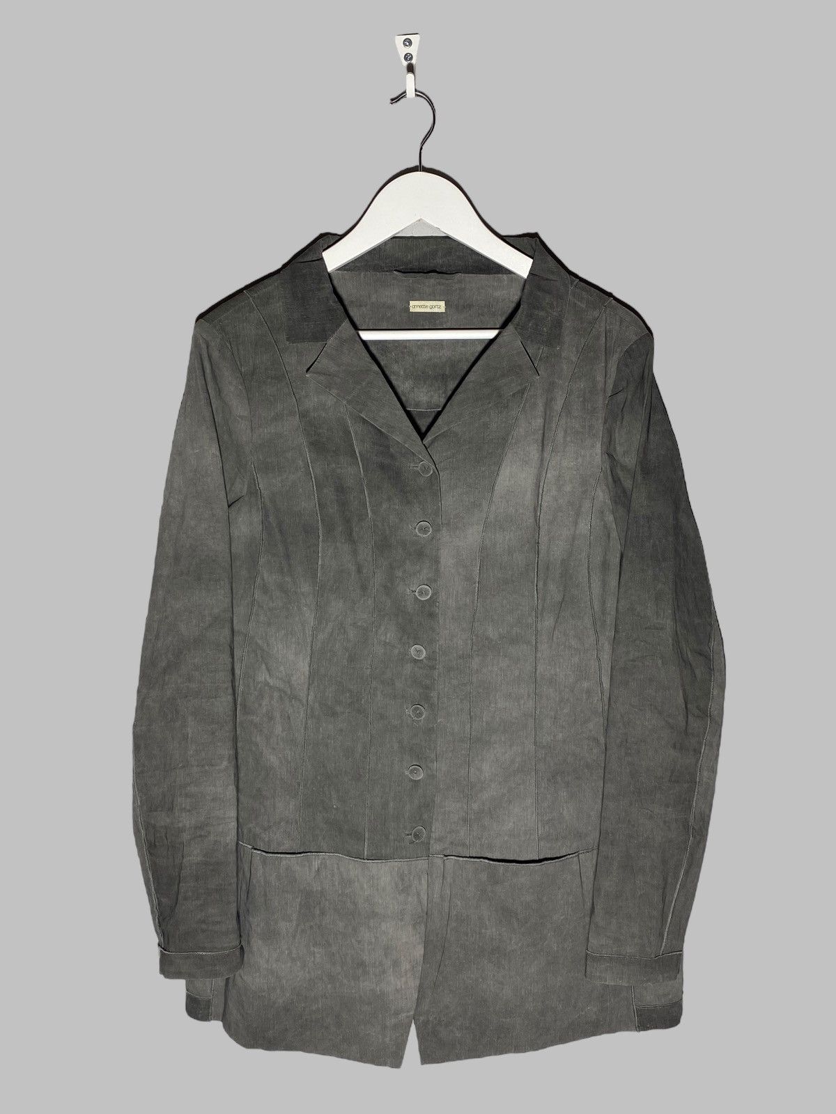 Annette Gortz Annette Gortz Linen Coat Jacket Size M / US 6-8 / IT 42-44 - 1 Thumbnail