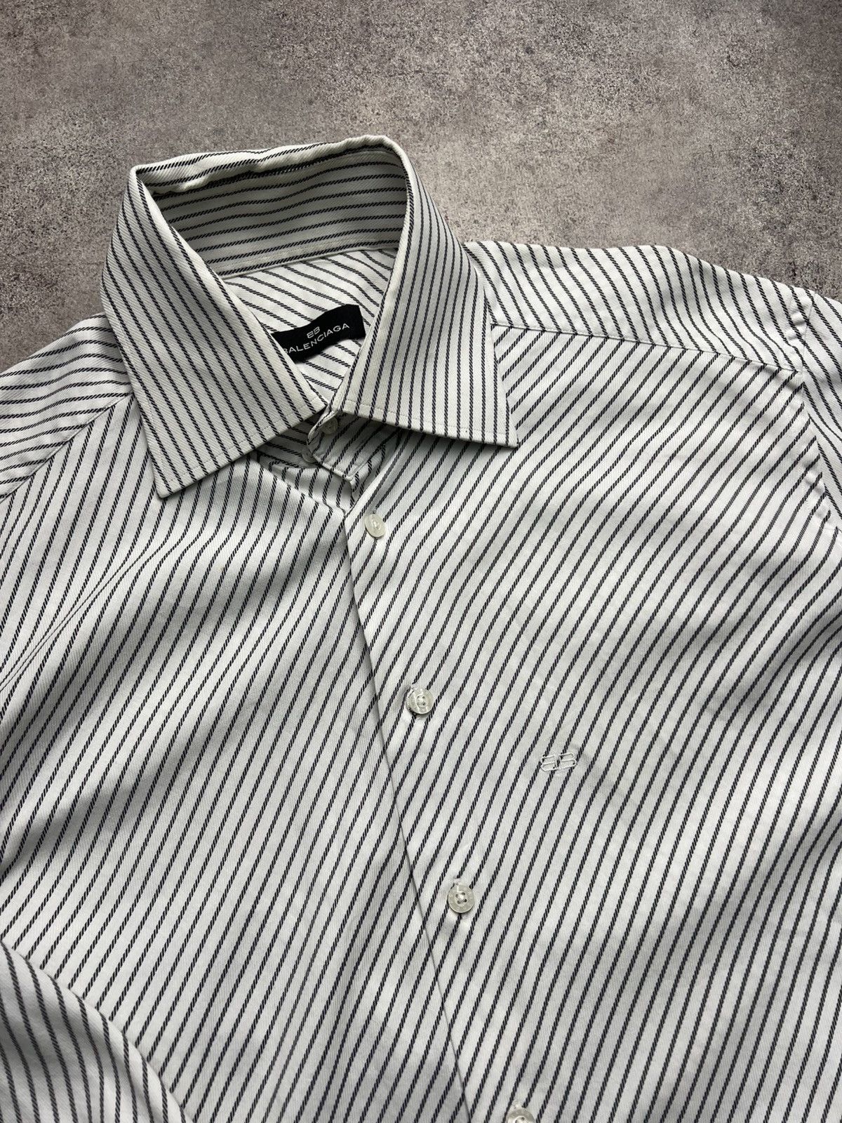 Balenciaga Balenciaga 90s striped shirt Size US L / EU 52-54 / 3 - 6 Thumbnail