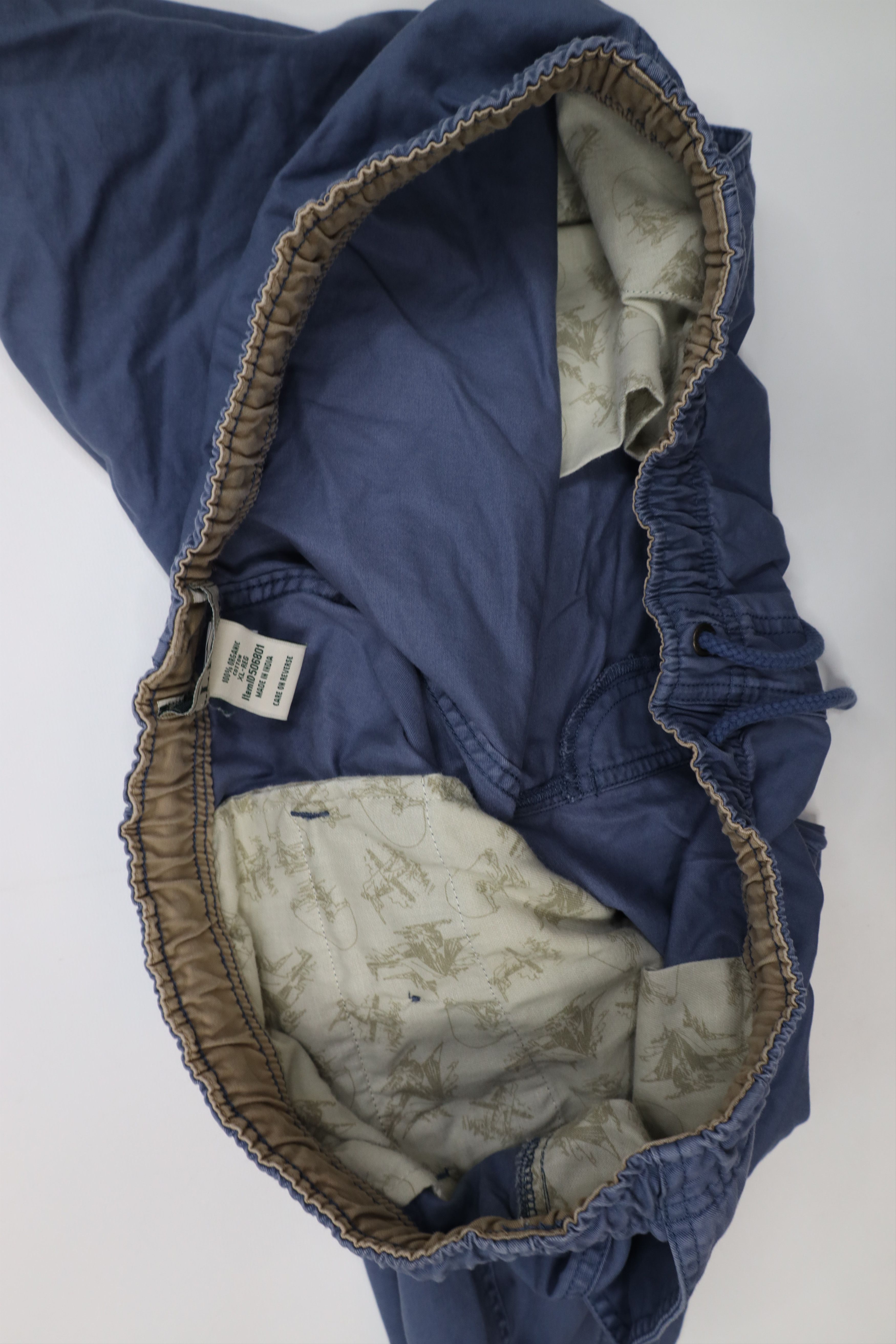 L.L. Bean Vtg 90s Y2K LL Bean Above Knee Shorts Organic Cotton Blue Size US 36 / EU 52 - 7 Thumbnail