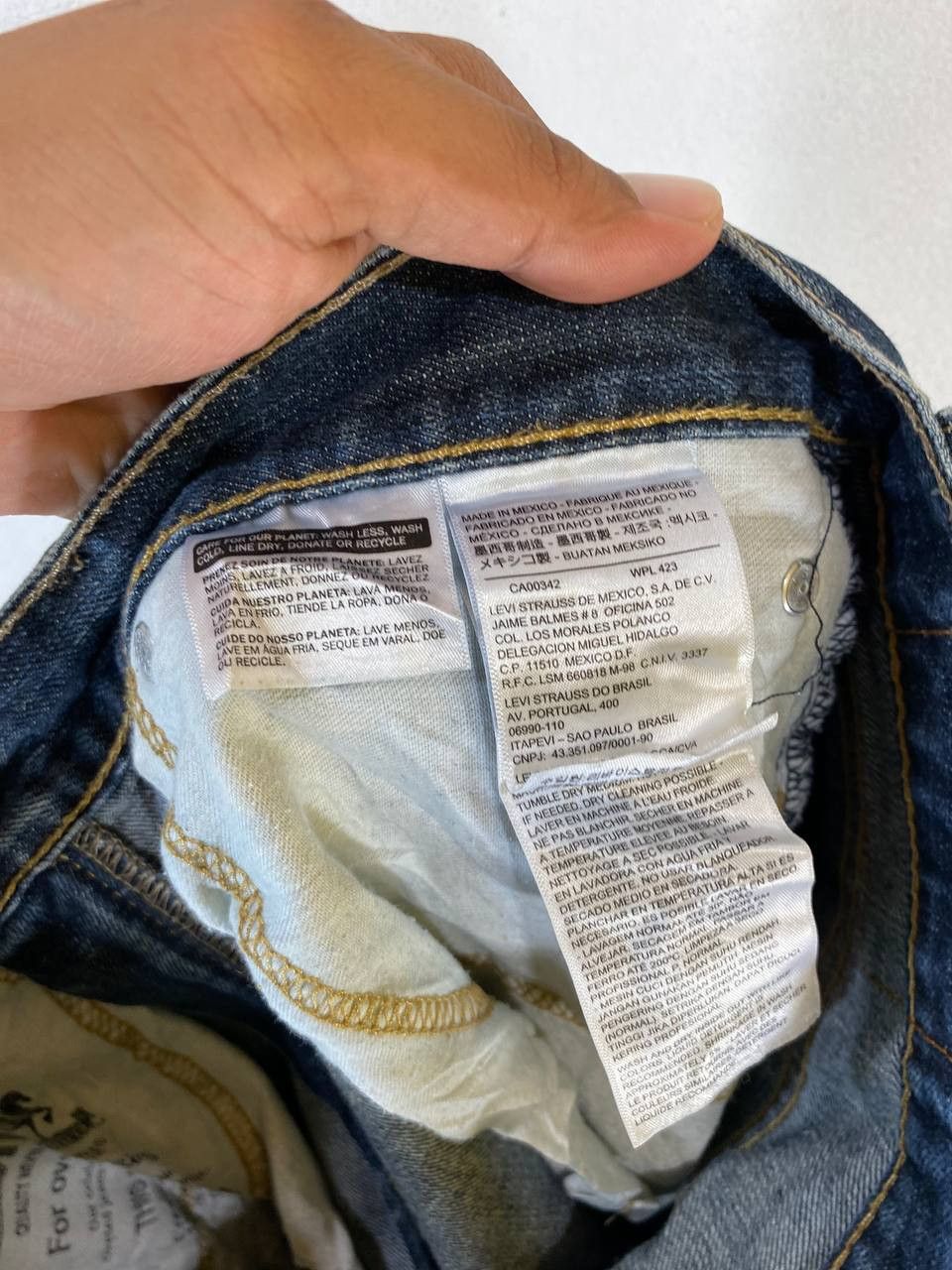 Levi's levis 505 distressed denim nice design Size US 34 / EU 50 - 14 Thumbnail