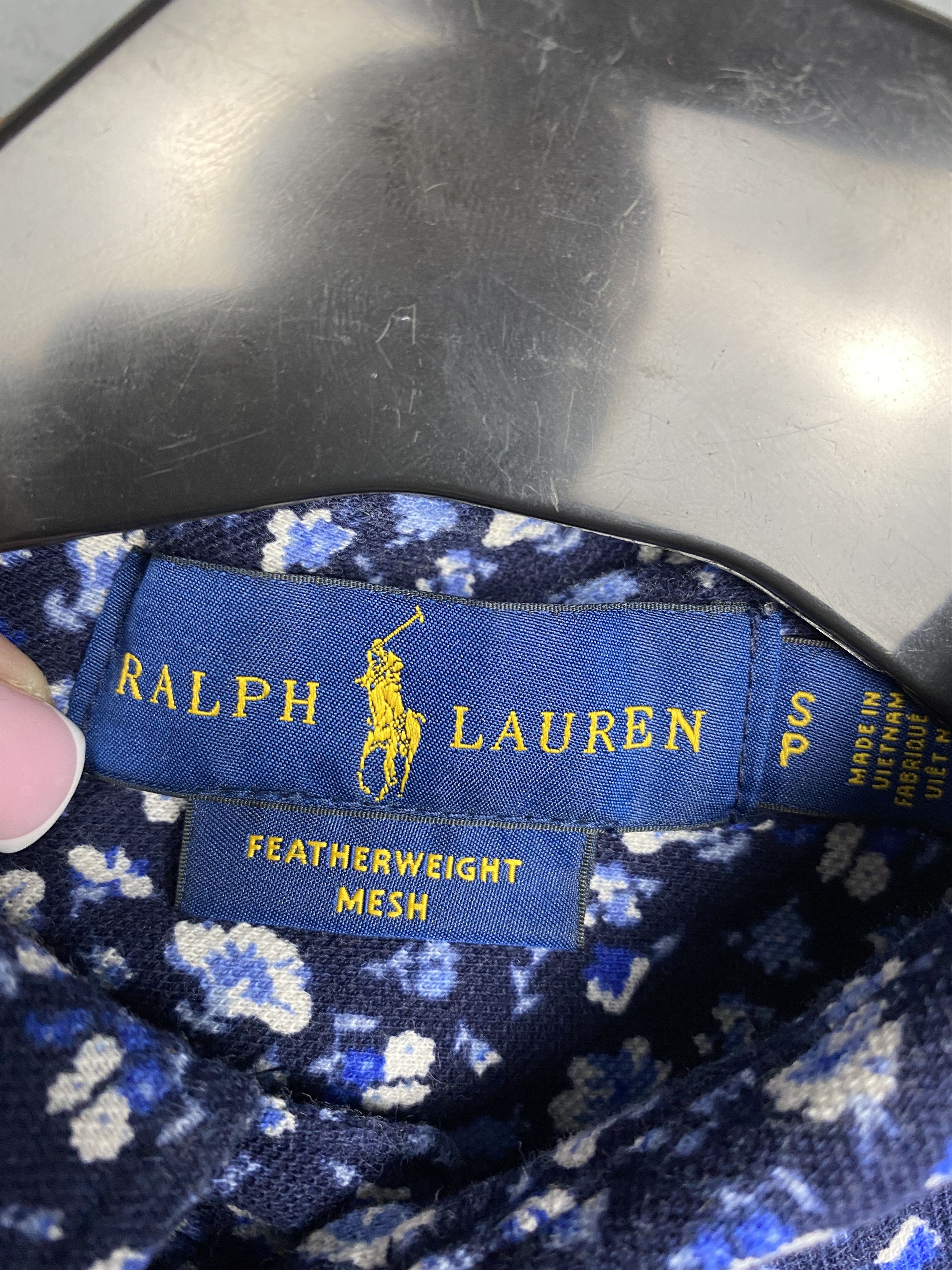 Polo Ralph Lauren × Ralph Lauren Polo Ralph Lauren Mens Featherweight Mesh Knit Shirt Size US S / EU 44-46 / 1 - 4 Thumbnail