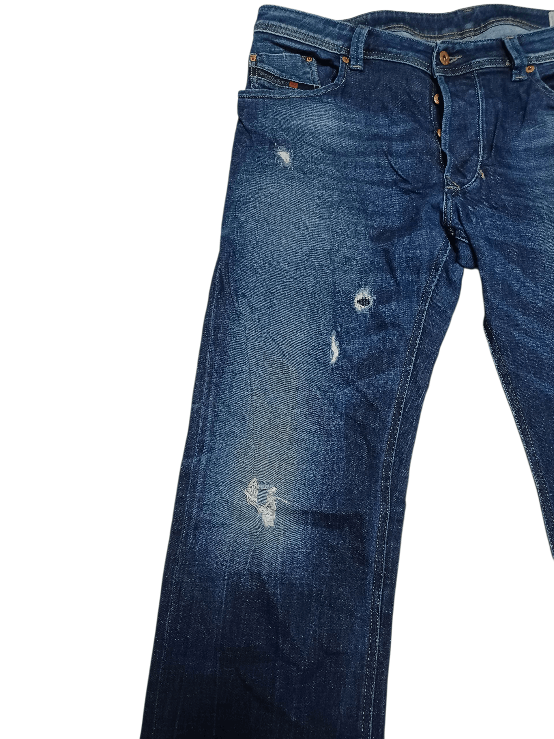 Diesel DIESEL LARKEE DISTRESSED AVANT GARDE ITALIAN JEANS DENIM Size US 36 / EU 52 - 2 Thumbnail
