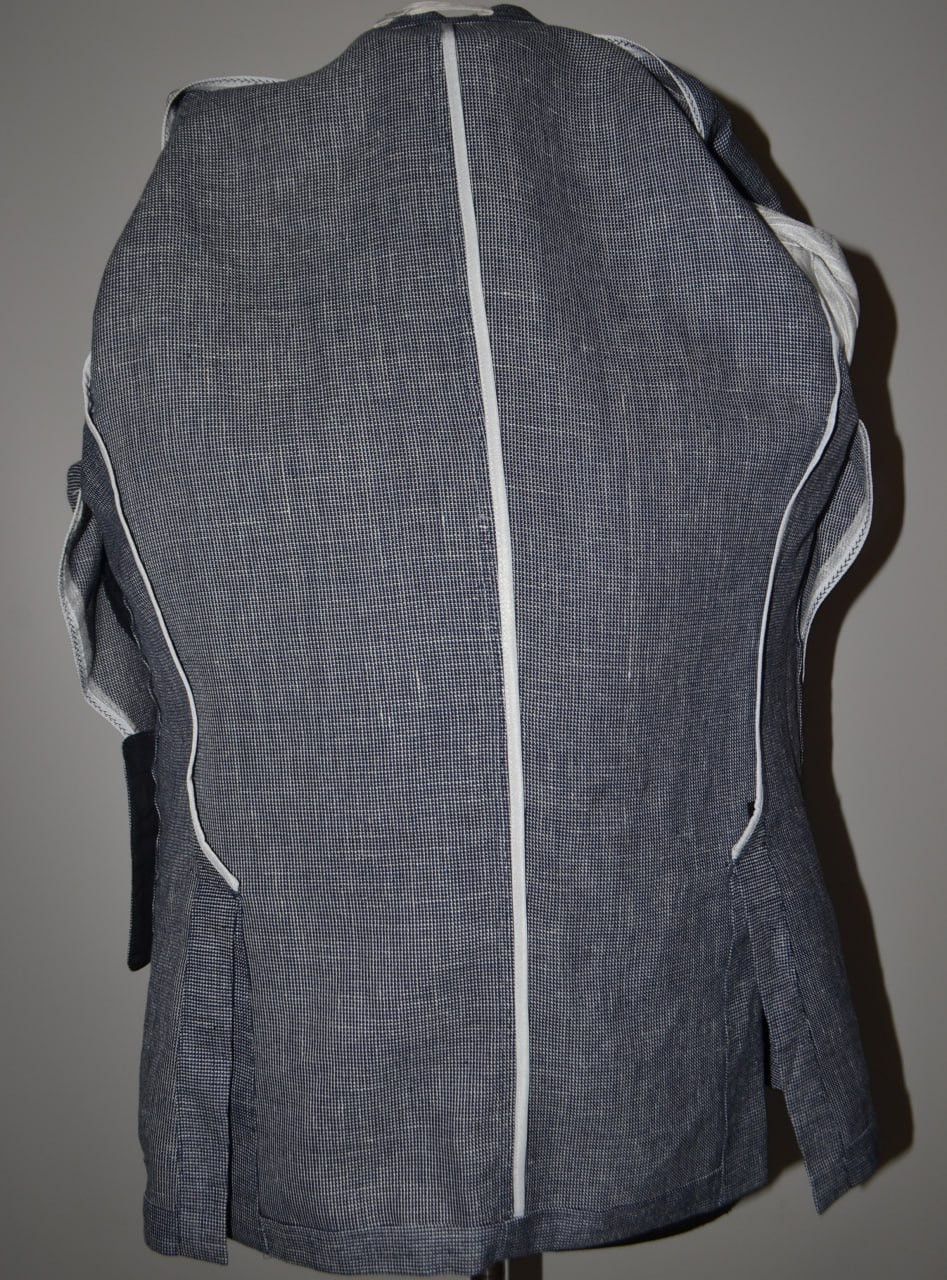 Corneliani Corneliani ID Blazer Two buttons Flax Cotton Men Size 48 R Size 48R - 9 Thumbnail