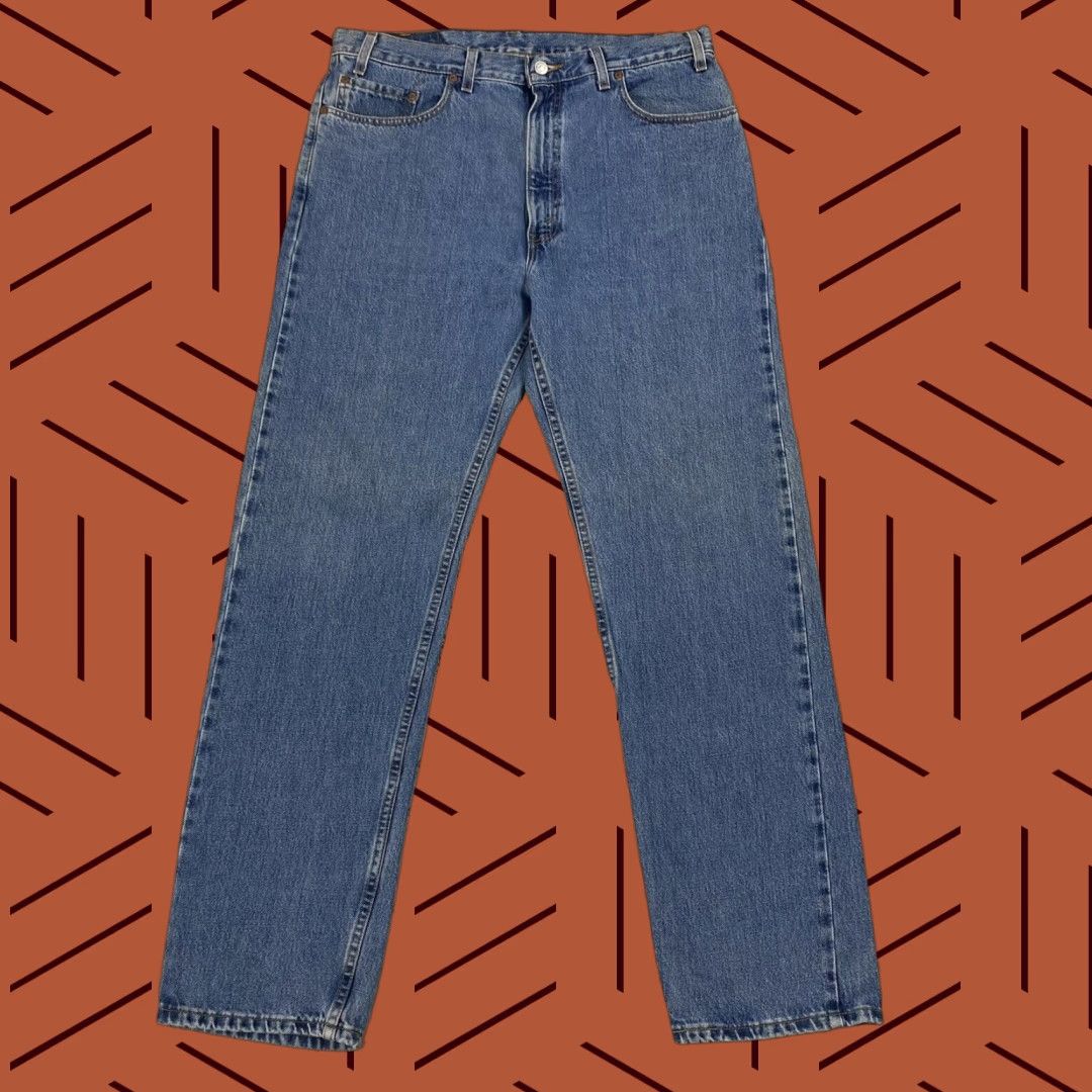 Levi's VINTAGE LEVI'S 505 BLUE JEANS REGULAR FIT STRAIGHT LEG SIZE 38x32 USA 90s Mens Size US 38 / EU 54 - 1 Thumbnail