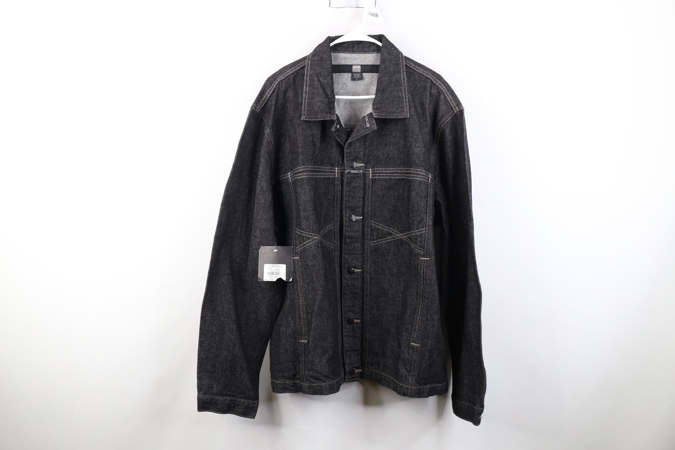 Marithe + Francois Girbaud Deadstock Vintage 90s Marithe Francois Girbaud Jacket Black Size US XL / EU 56 / 4 - 1 Thumbnail