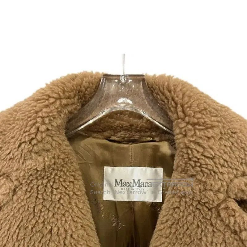 Max Mara MaxMara Brown Other Animal Hair Women's Coat . Size M / US 6-8 / IT 42-44 - 3 Thumbnail