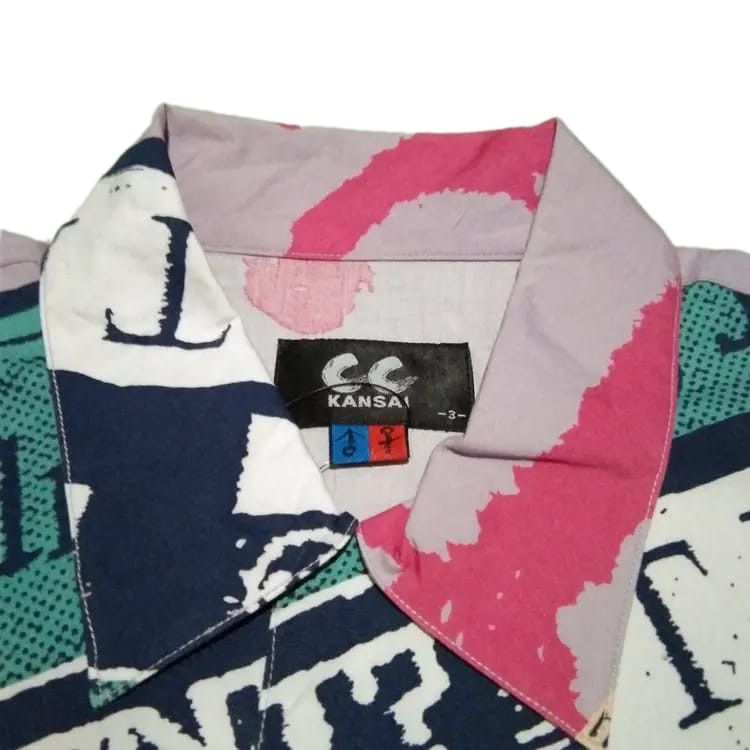 Kansai Yamamoto Vintage Kansai All Over Print Shirt Size US M / EU 48-50 / 2 - 2 Thumbnail
