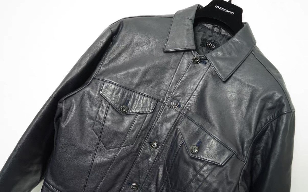 Yohji Yamamoto Yohji Yamamoto Y's Padded Leather Jacket Size US S / EU 44-46 / 1 - 3 Thumbnail