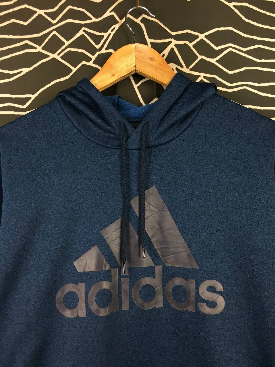 Adidas Adidas Big Logo Performance Climalite Athletic Hoodie Size US L / EU 52-54 / 3 - 4 Thumbnail