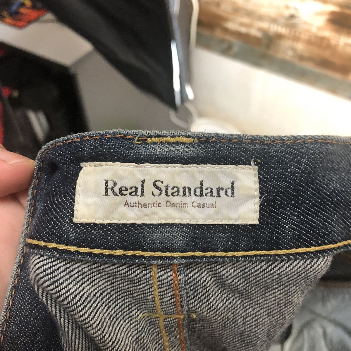 Japanese Brand DL Real Standard Blue Denim Pants #C269 Size US 35 - 17 Thumbnail